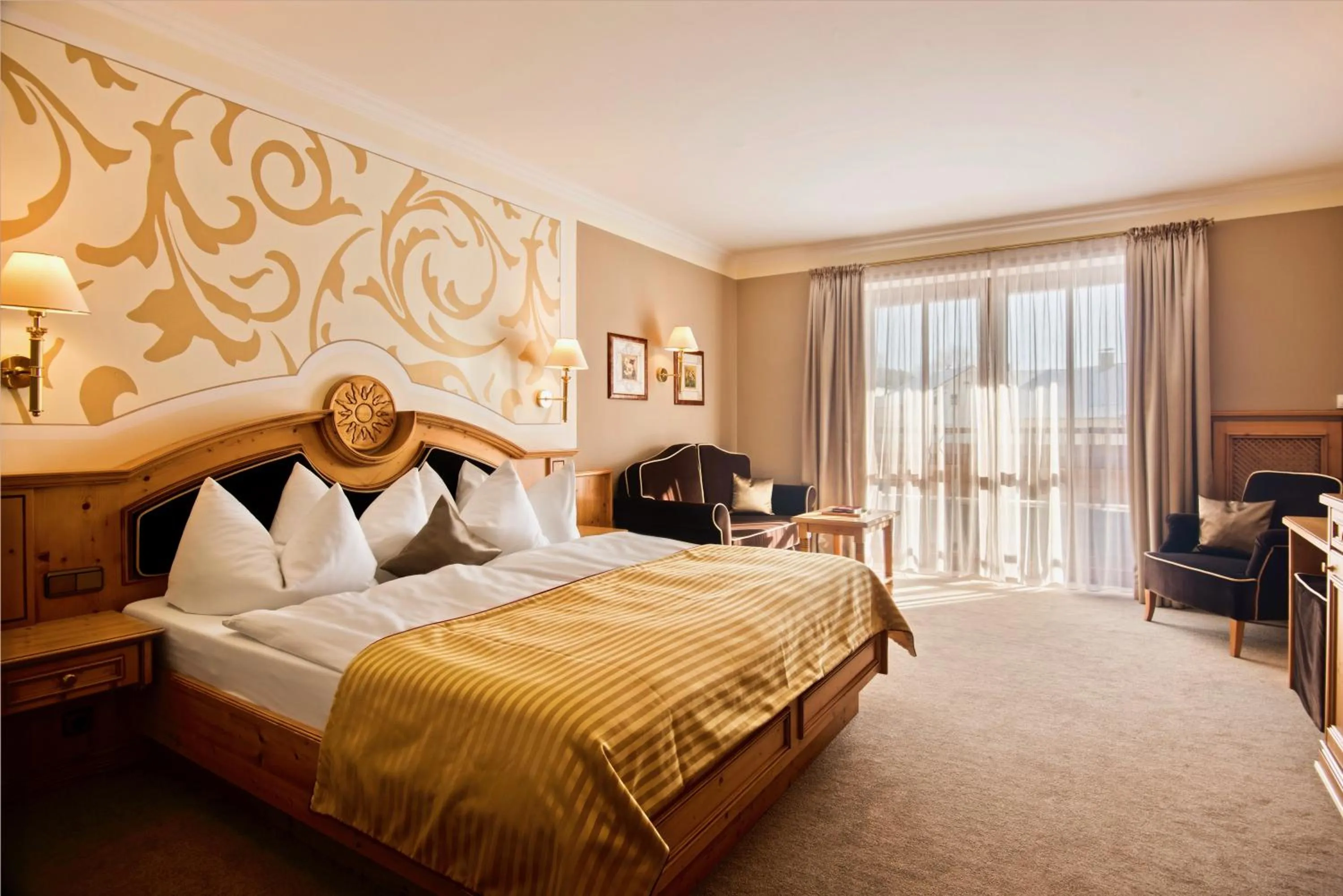 Photo of the whole room, Bed in Wellnesshotel Oswald