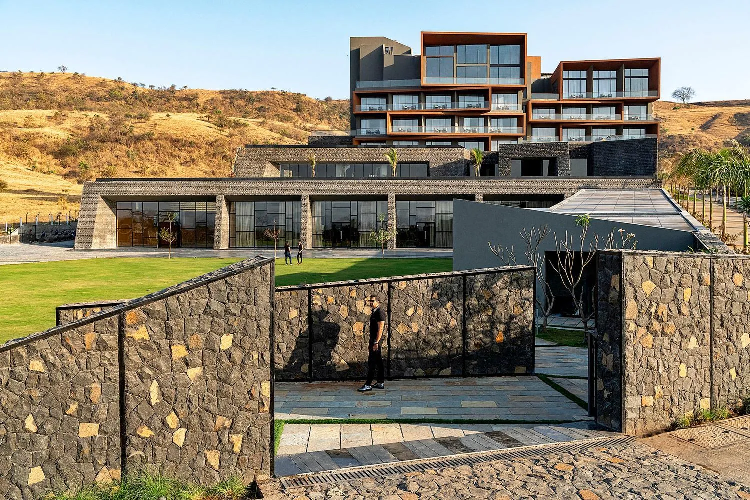 Facade/entrance in Aria Resort & Spa