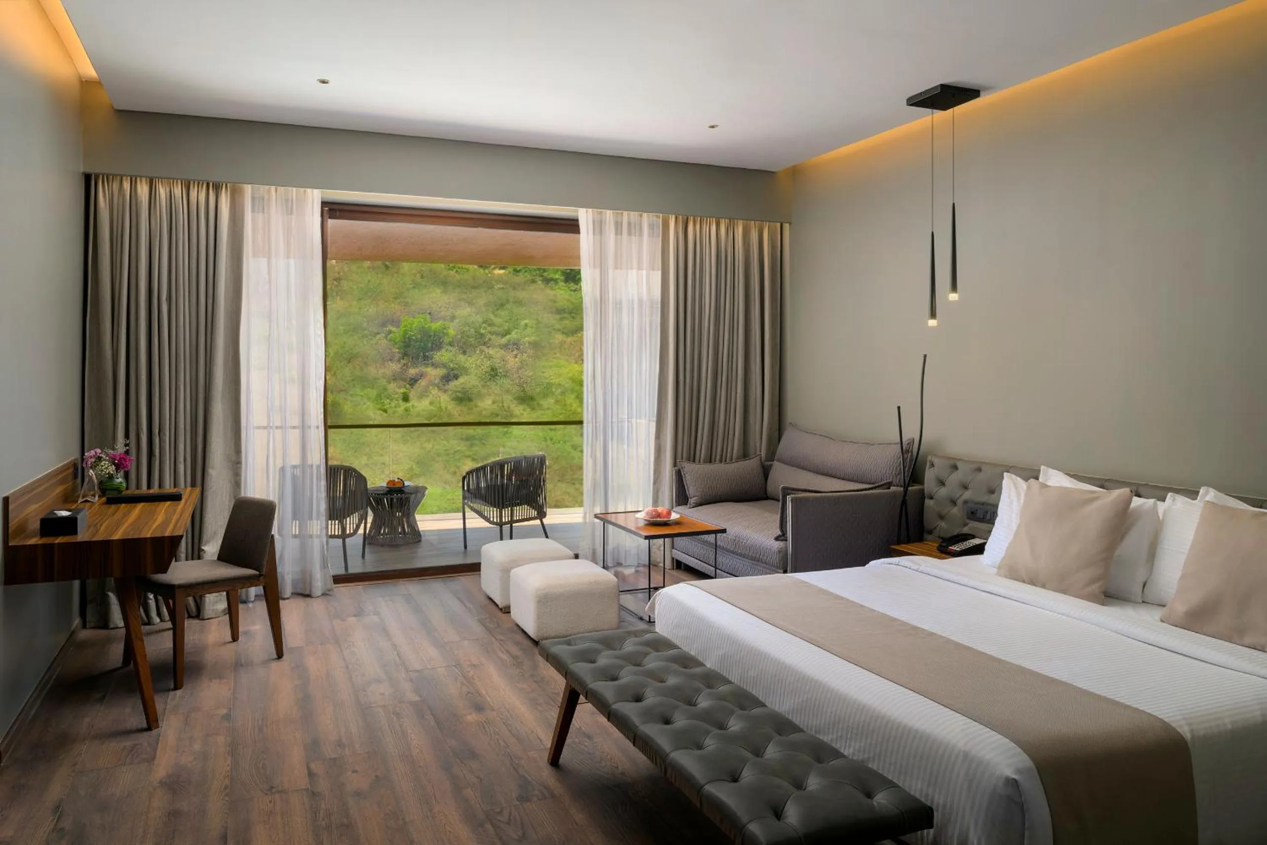 Bed in Aria Resort & Spa