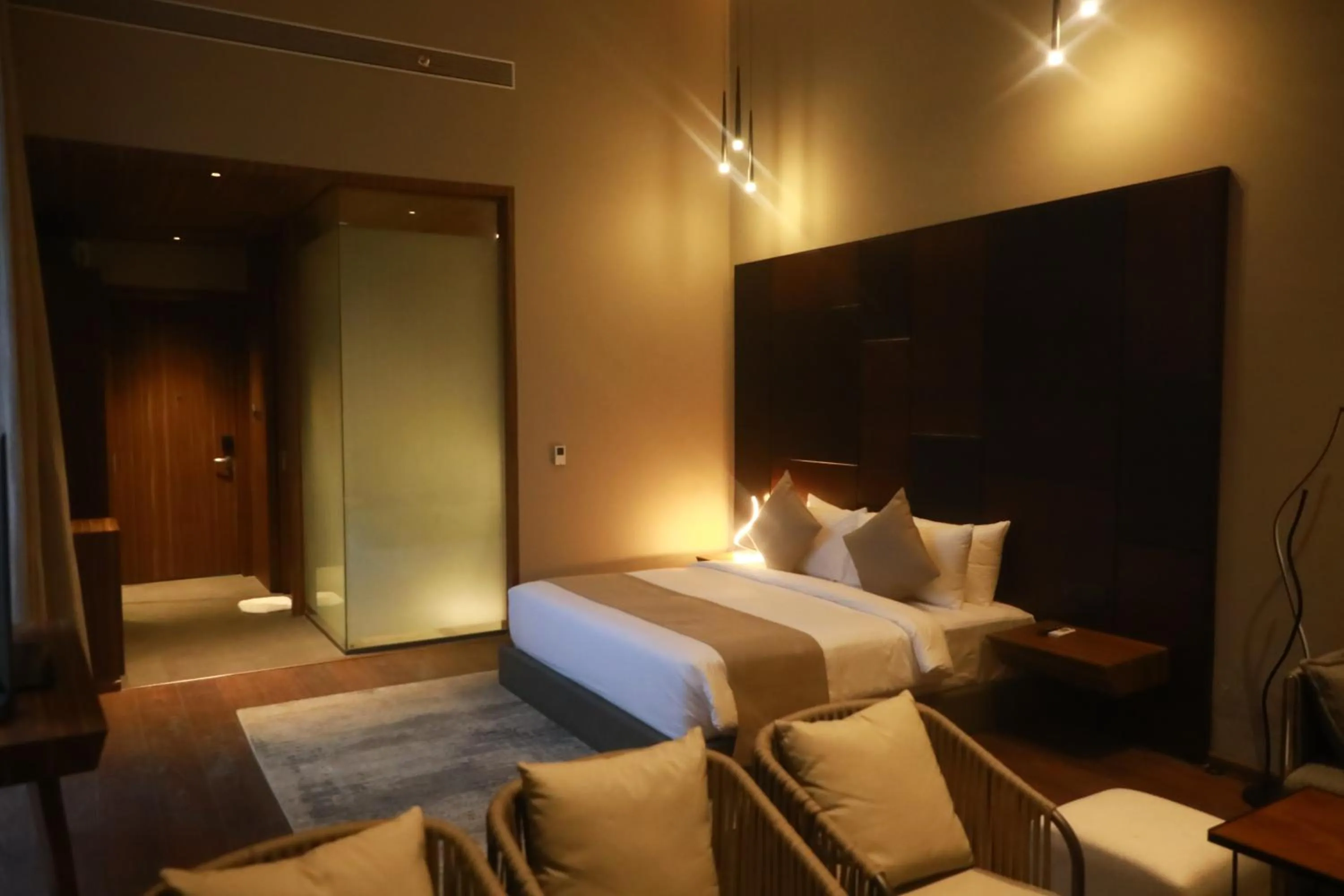 Bed in Aria Resort & Spa