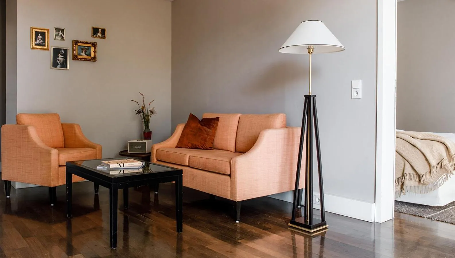 Seating area in Hotel Gerbermühle