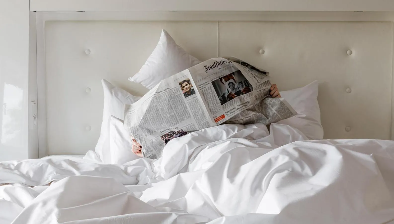 Bed in Hotel Gerbermühle