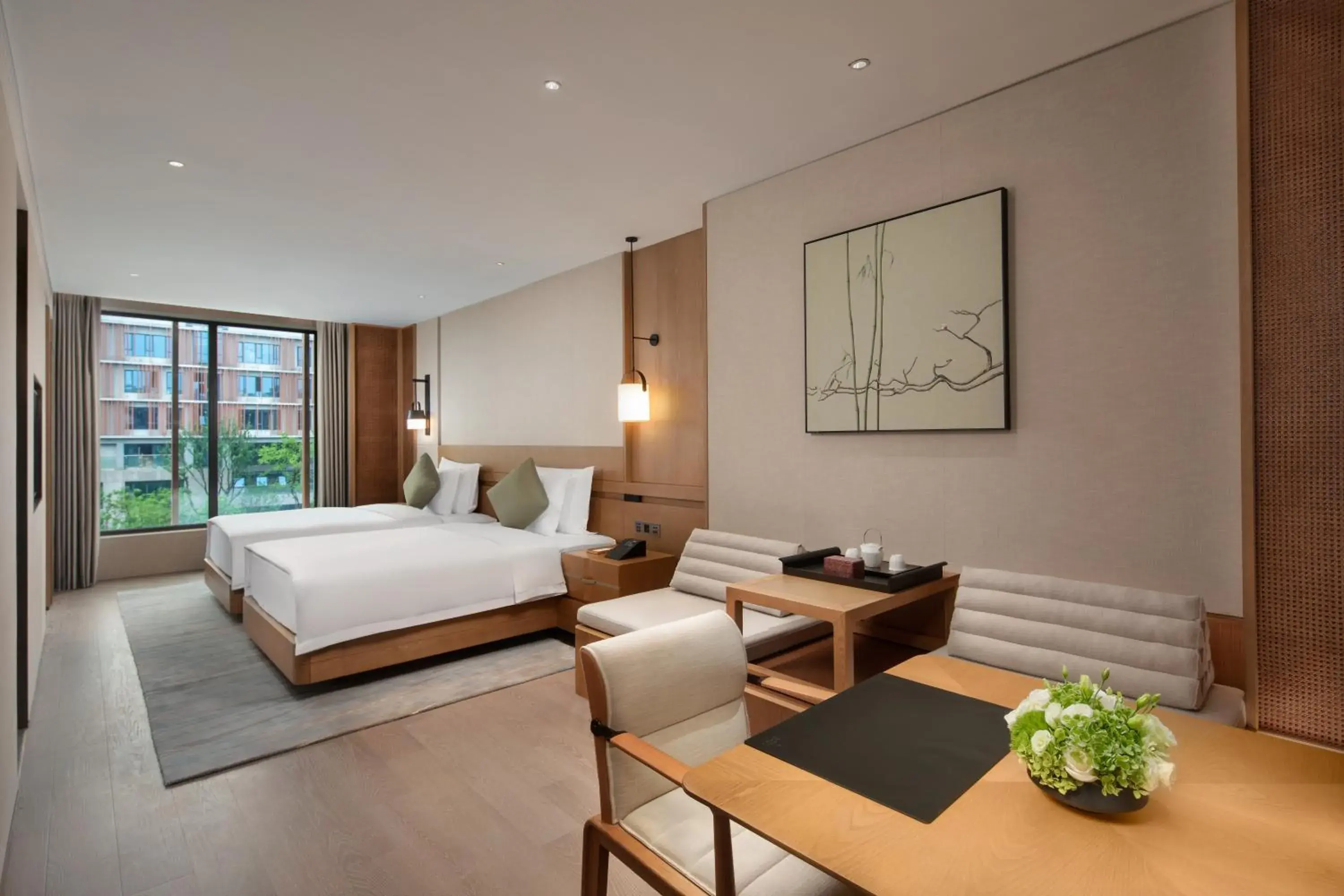 Premium Twin Room in Grand WUJI Hotel, in The Unbound Collection by Hyatt Premium Twin Room in Grand WUJI Hotel, in The Unbound Collection by Hyatt
