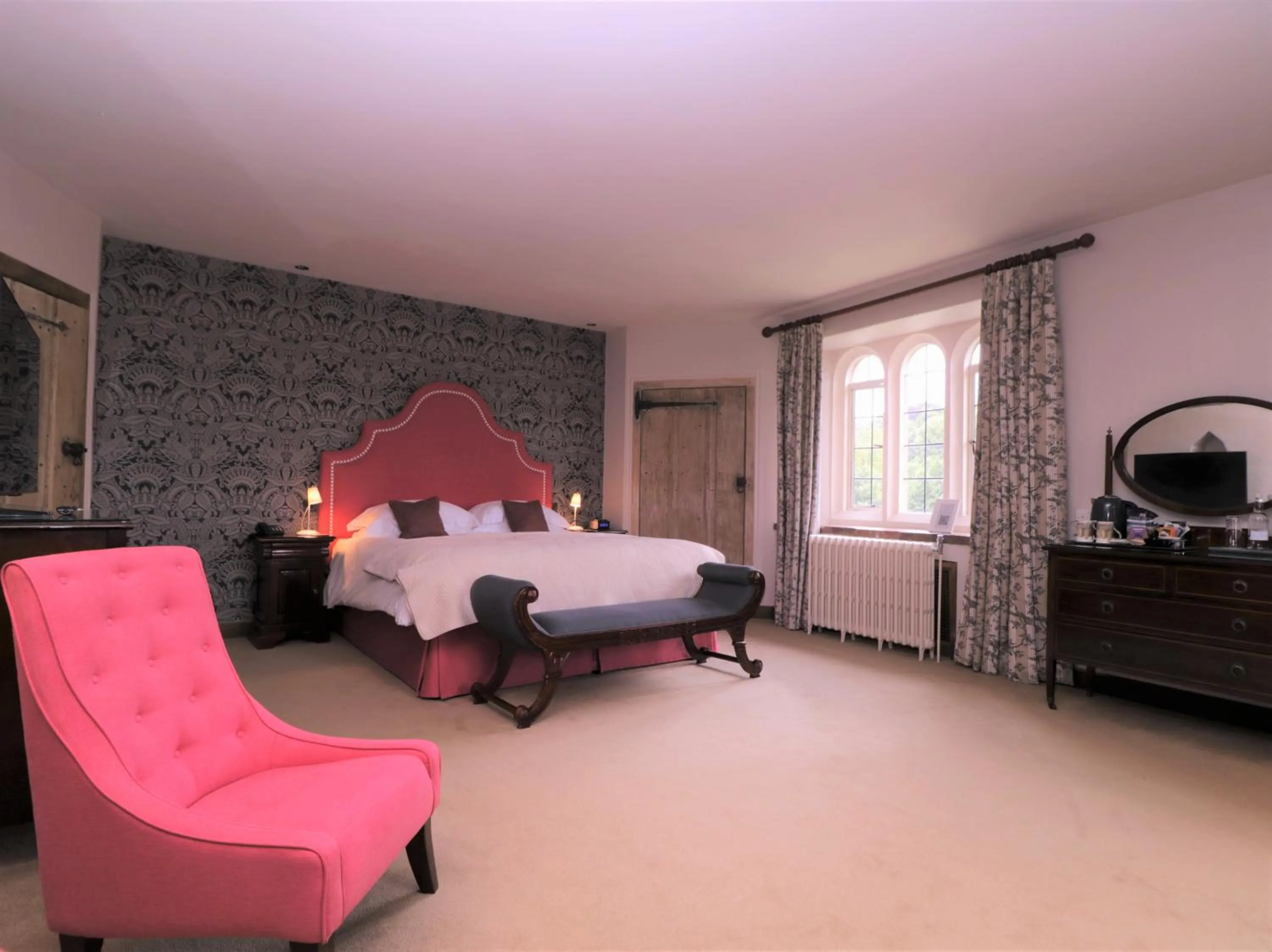 Bedroom in Leeds Castle Maiden's Tower