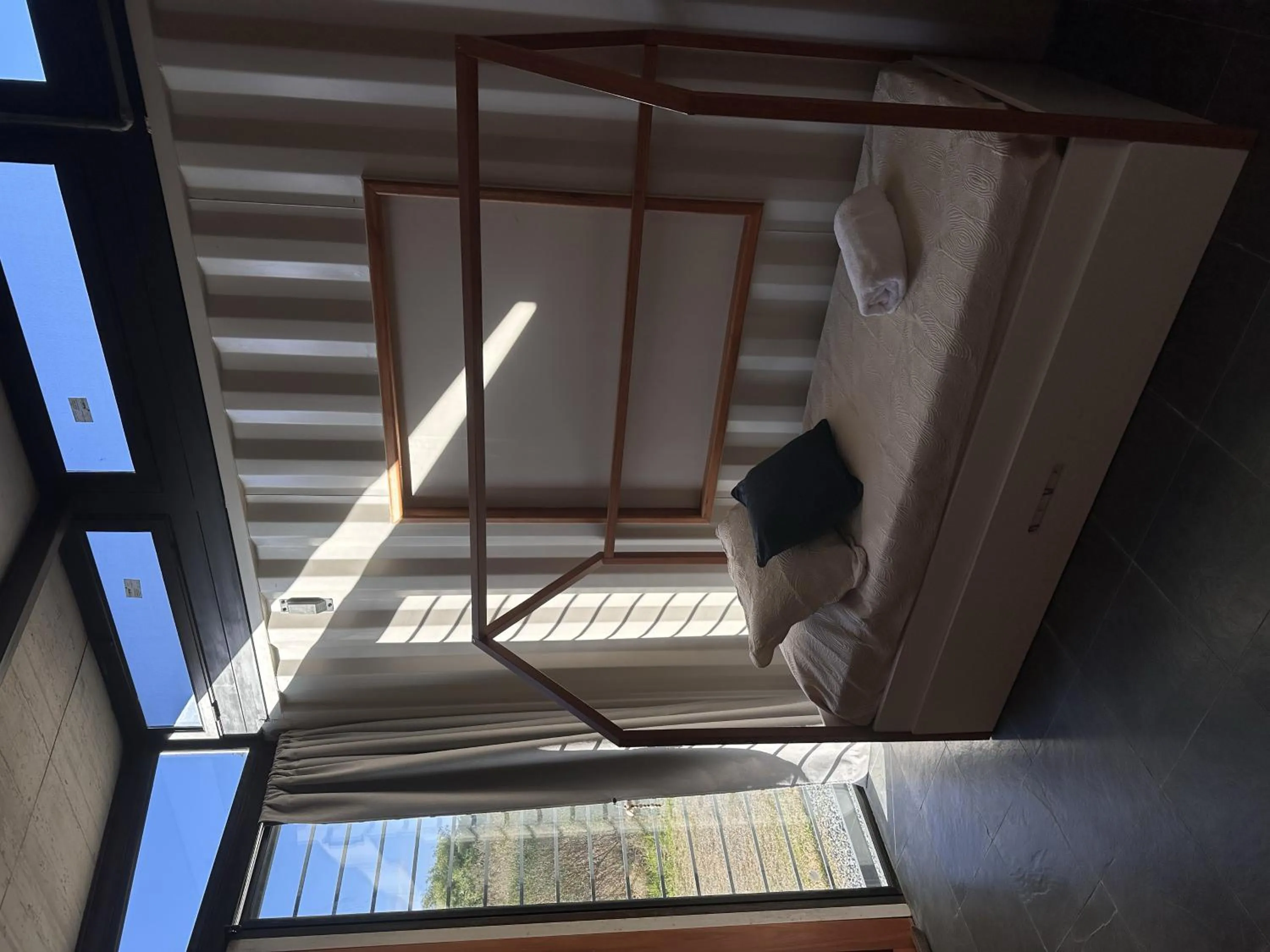 Bed in Caliu Earthship Ecolodge