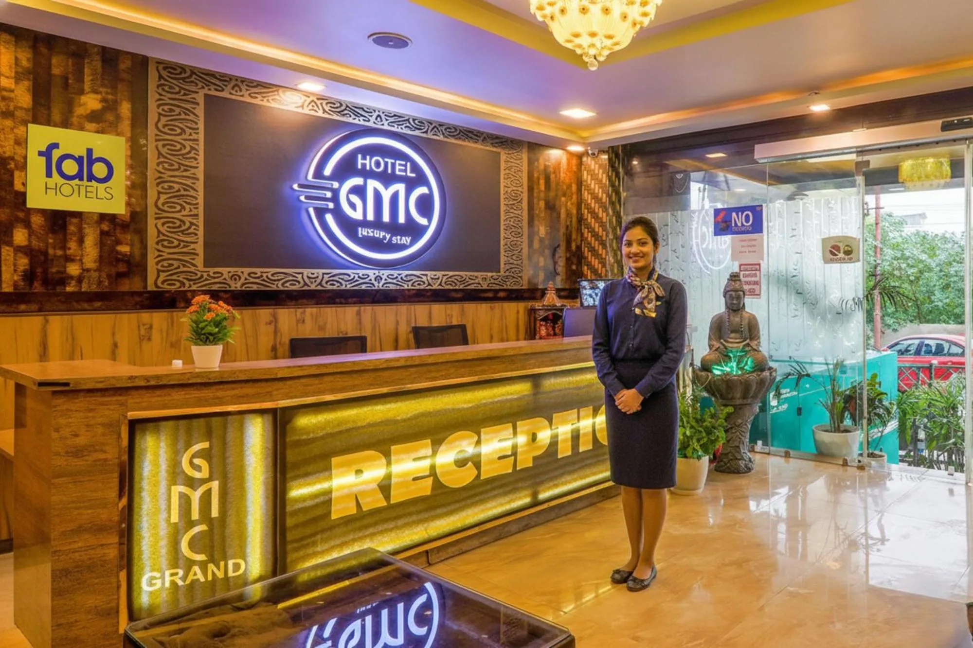 Lobby or reception in FabHotel GMC Grand