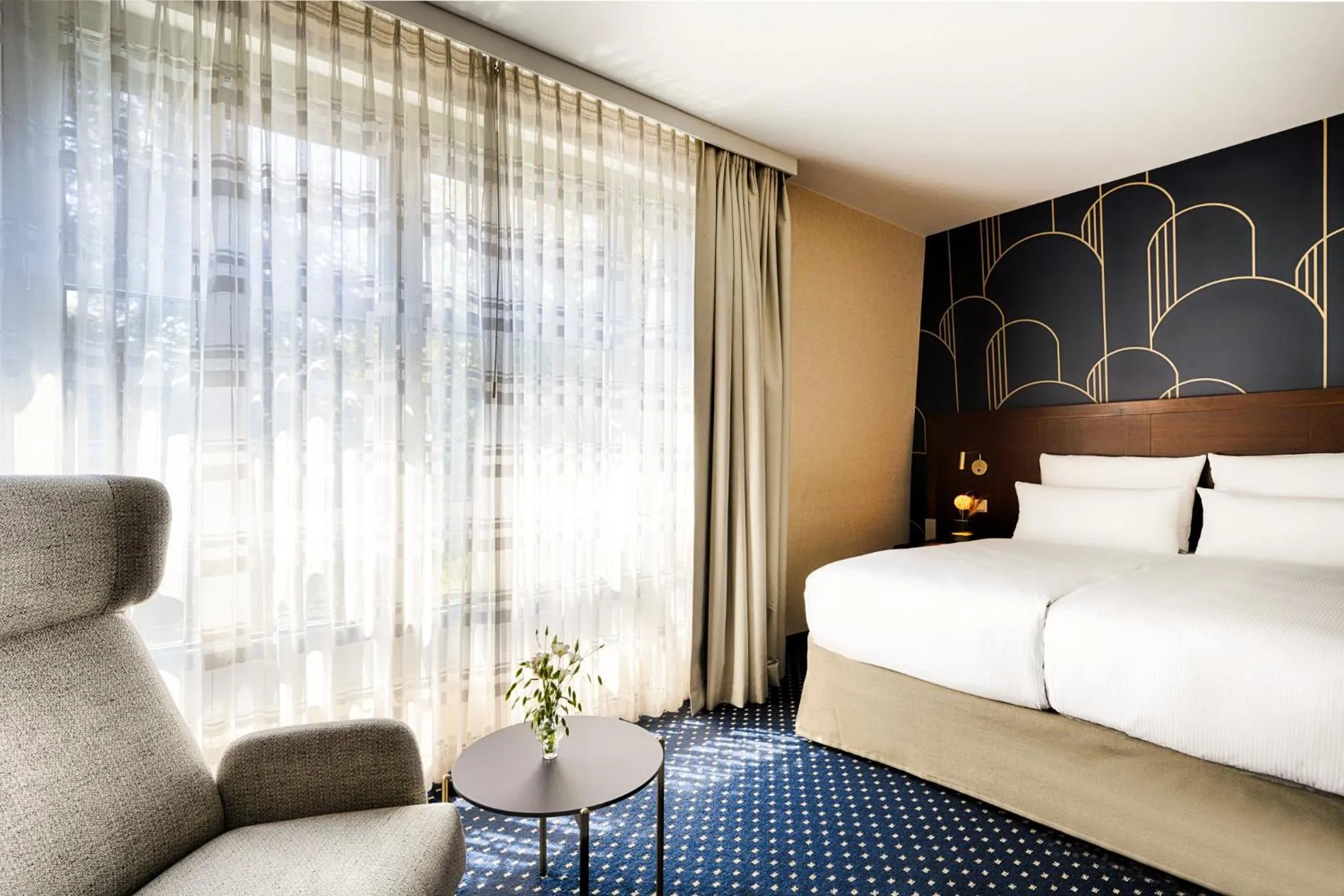 Bedroom, Bed in Welcome Parkhotel Bochum