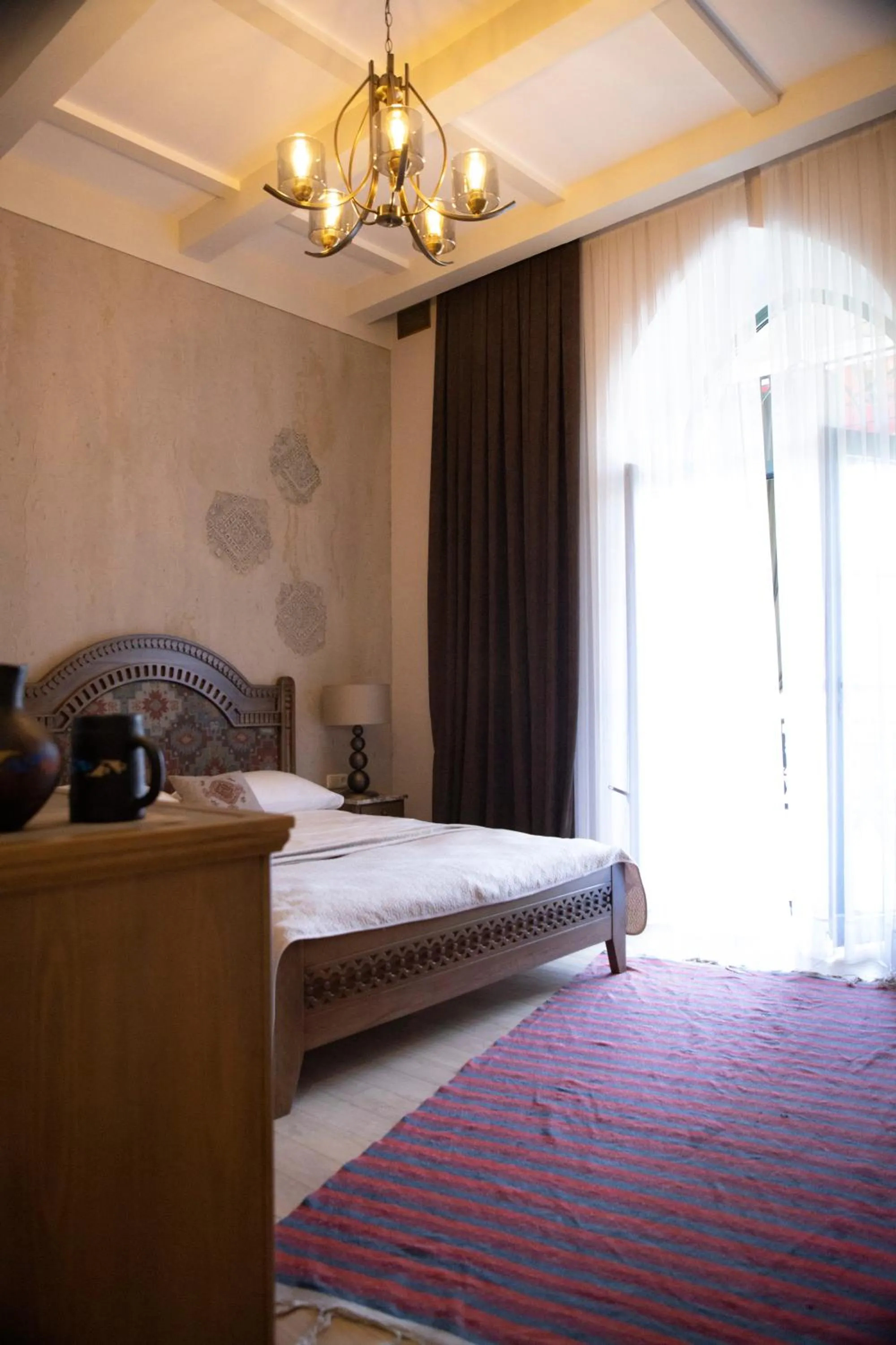 Bed in Boutique ETHNO HOTEL