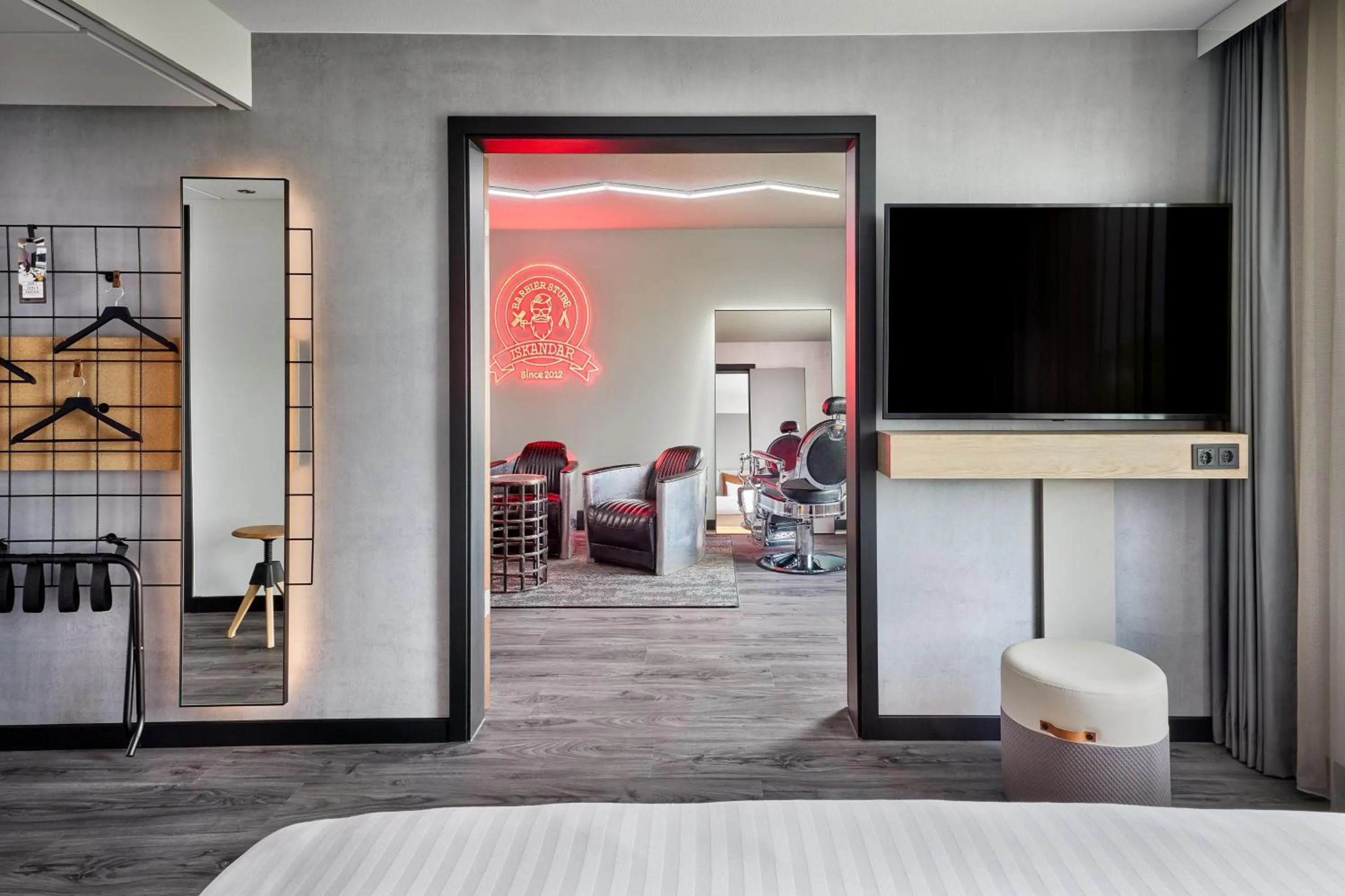 Lounge or bar, Bed in Moxy Bochum