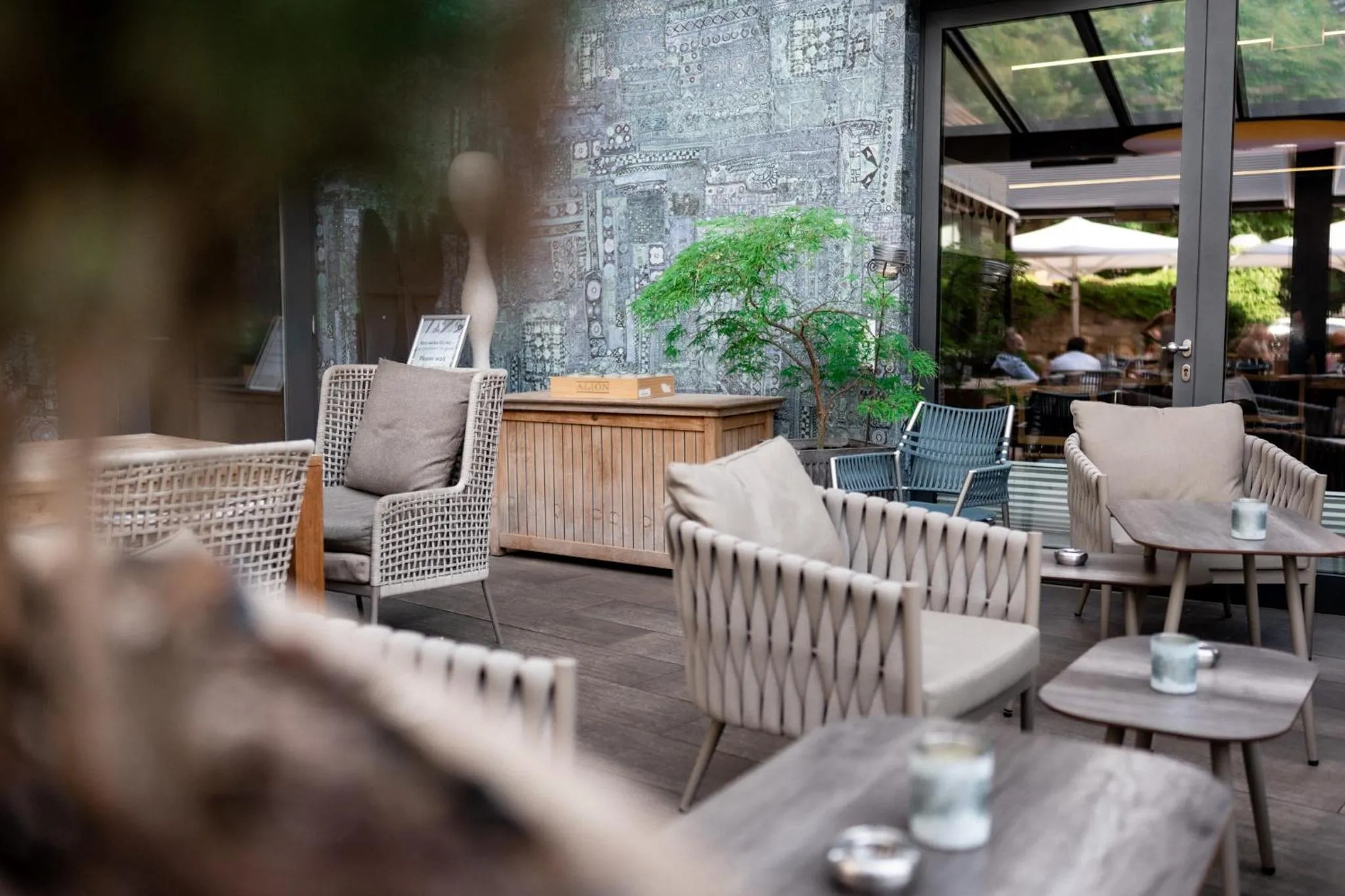 Garden in Hotel-Restaurant Schwanen