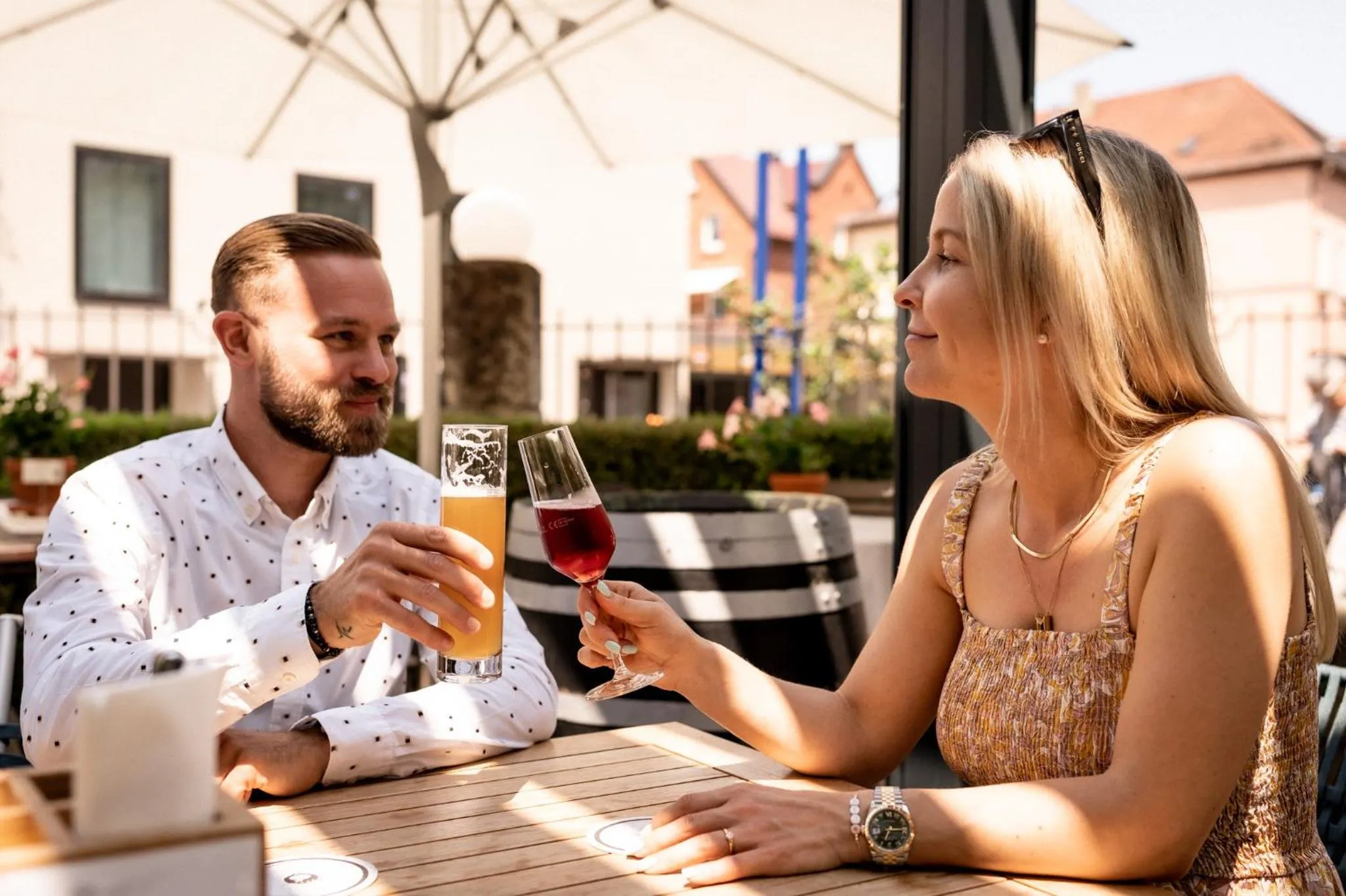 Garden in Hotel-Restaurant Schwanen