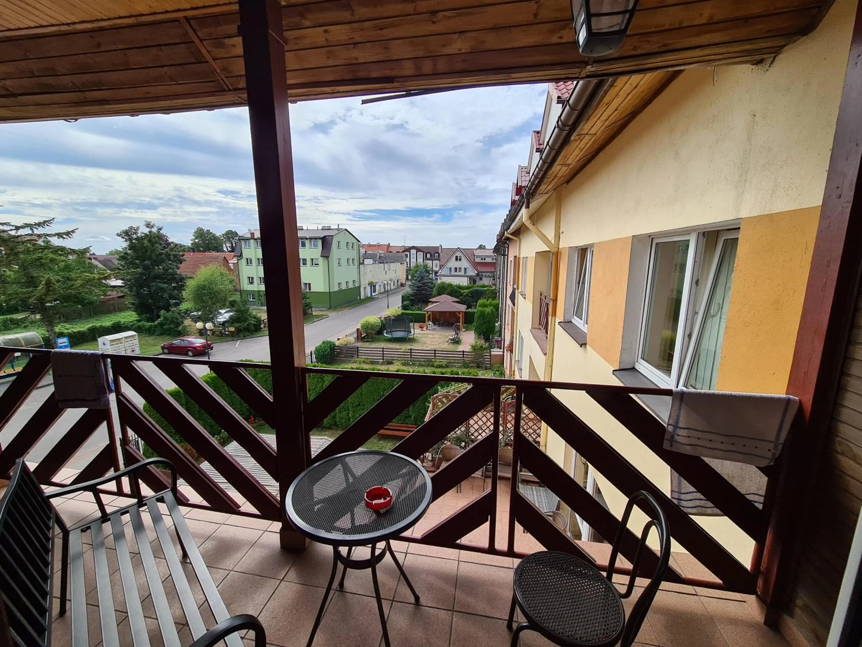 Balcony/Terrace in Ośrodek wczasowy Ewa