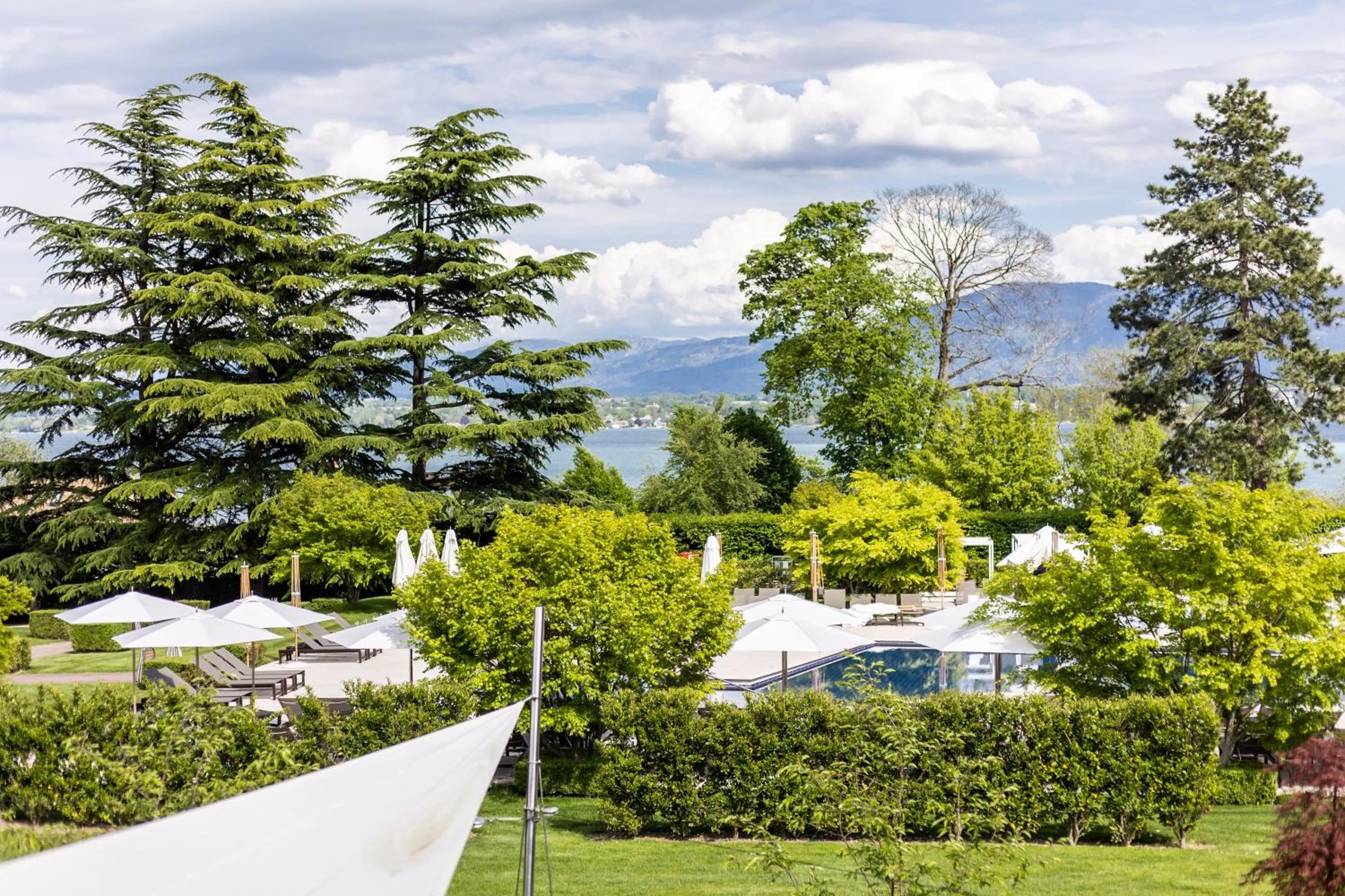 Balcony/Terrace in La Réserve Genève Hotel & Spa