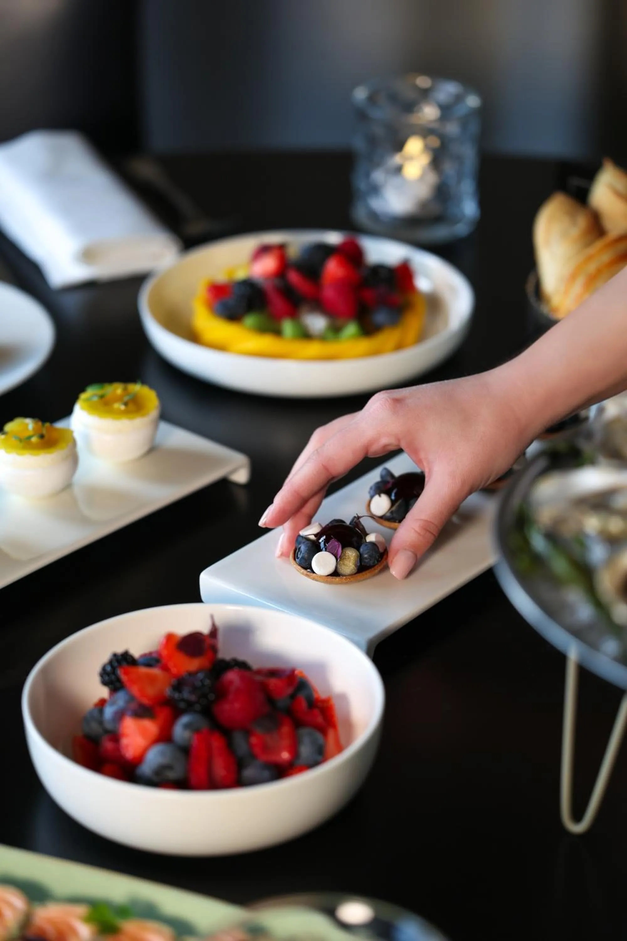 Buffet breakfast in La Réserve Genève Hotel & Spa