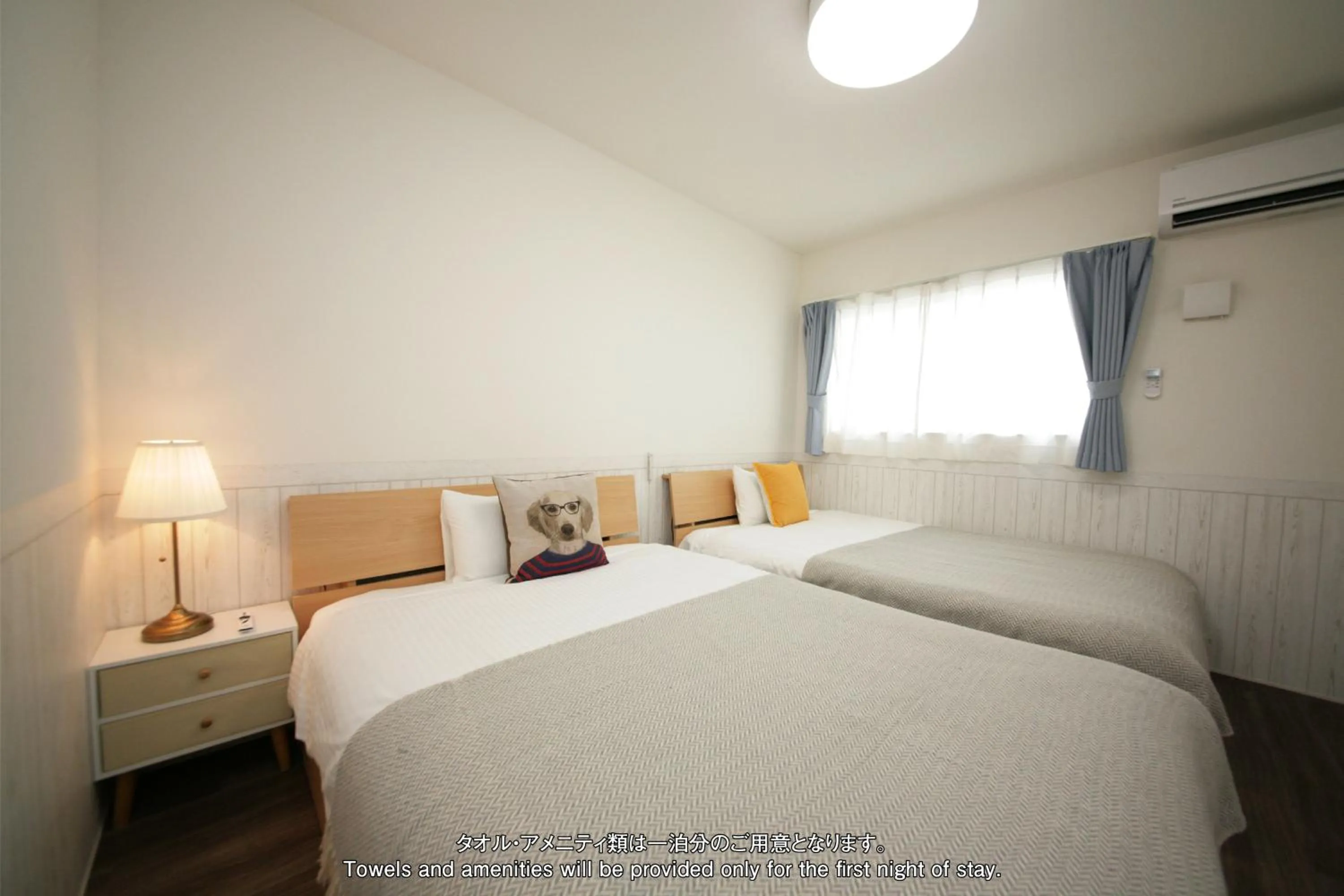 Photo of the whole room, Bed in goom Hotel Nakasu R-Tenjin