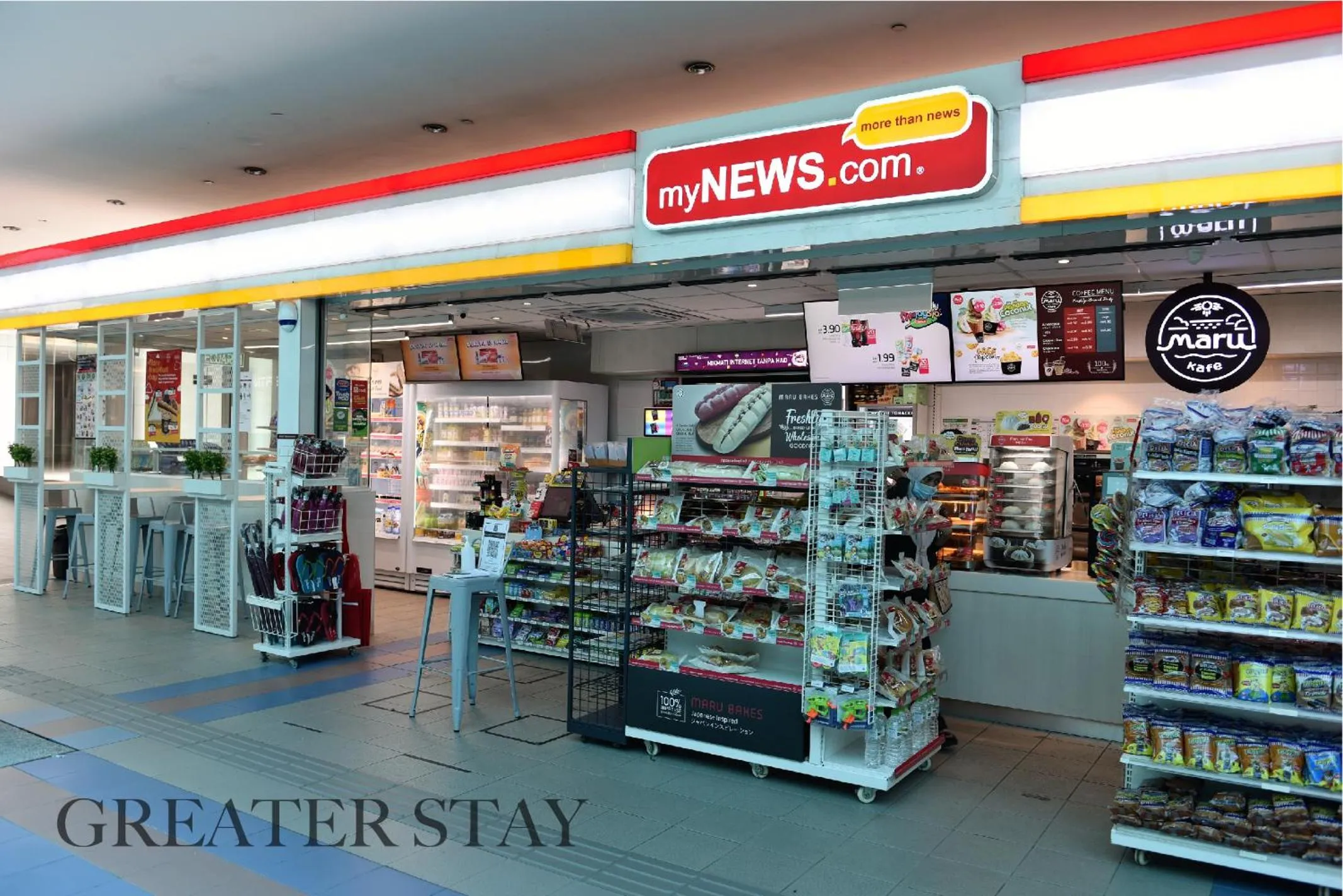 On-site shops in EST Bangsar KL Sentral by Greater Stay