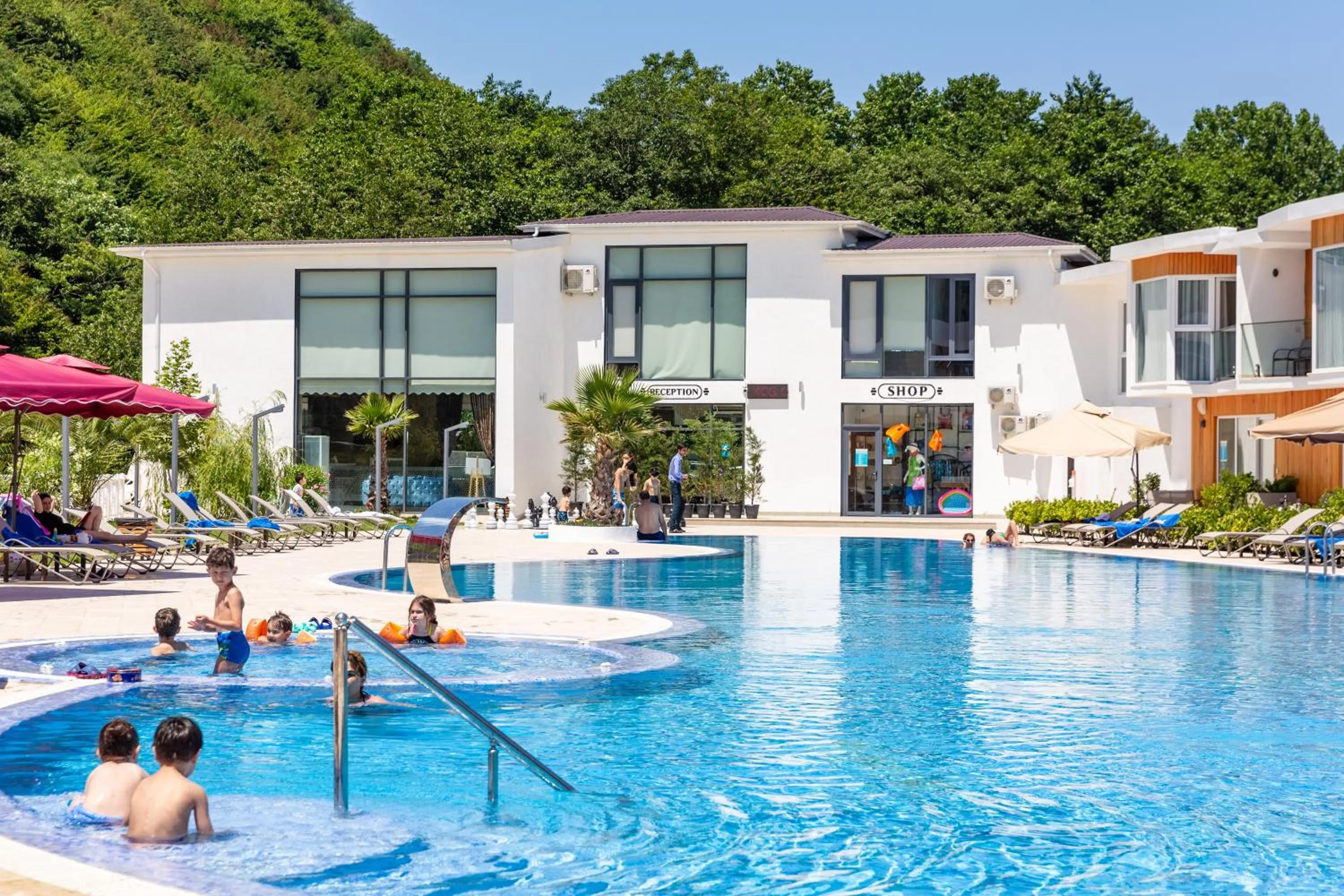 Property building in Riva Hill Resort Lankaran