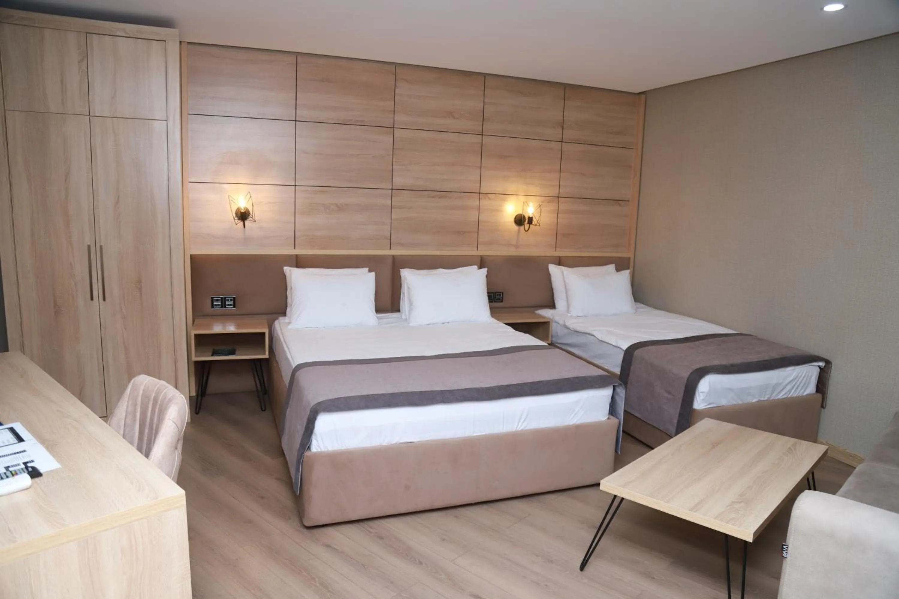 Bed in Riva Hill Resort Lankaran