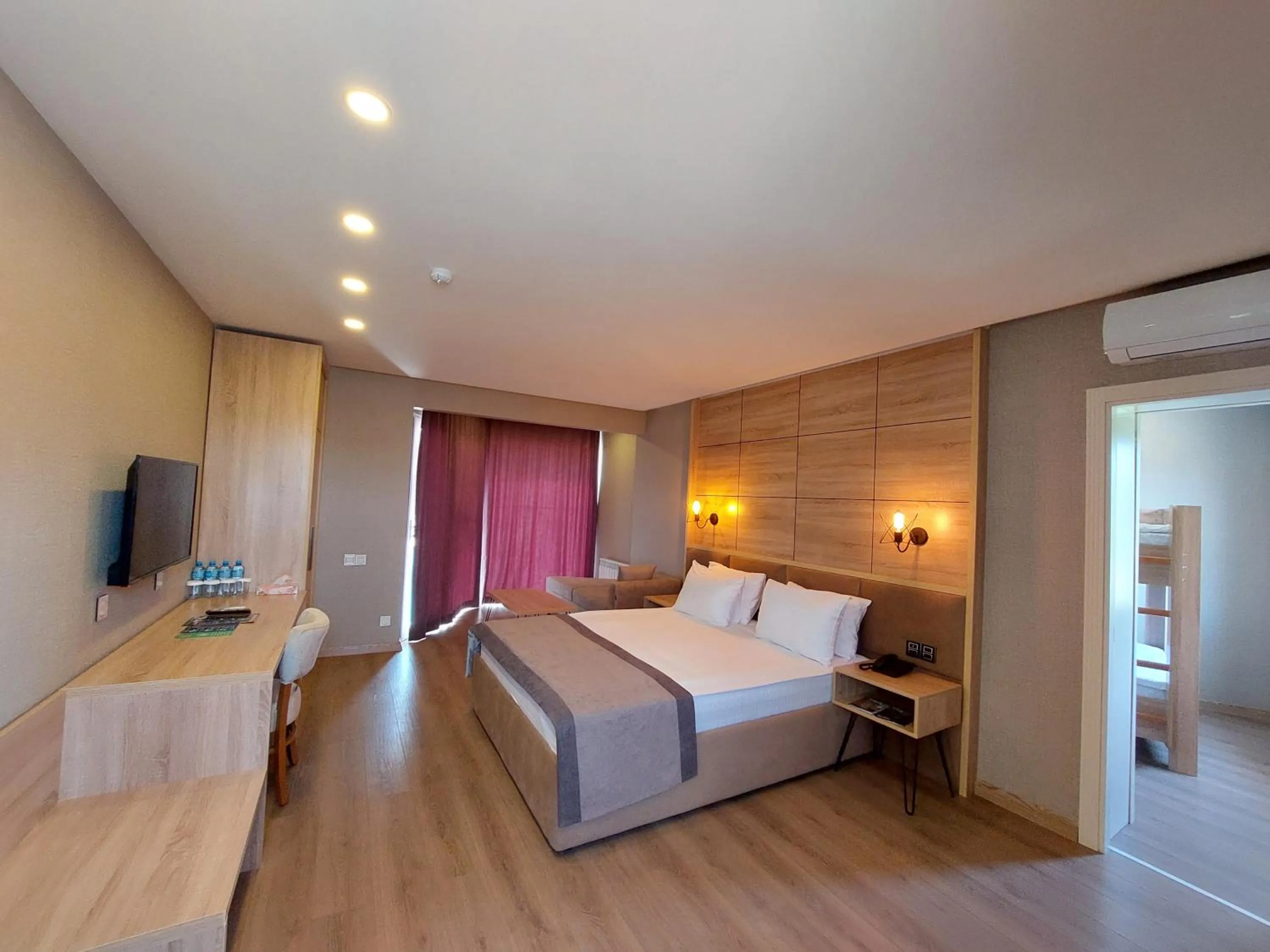 Bed in Riva Hill Resort Lankaran