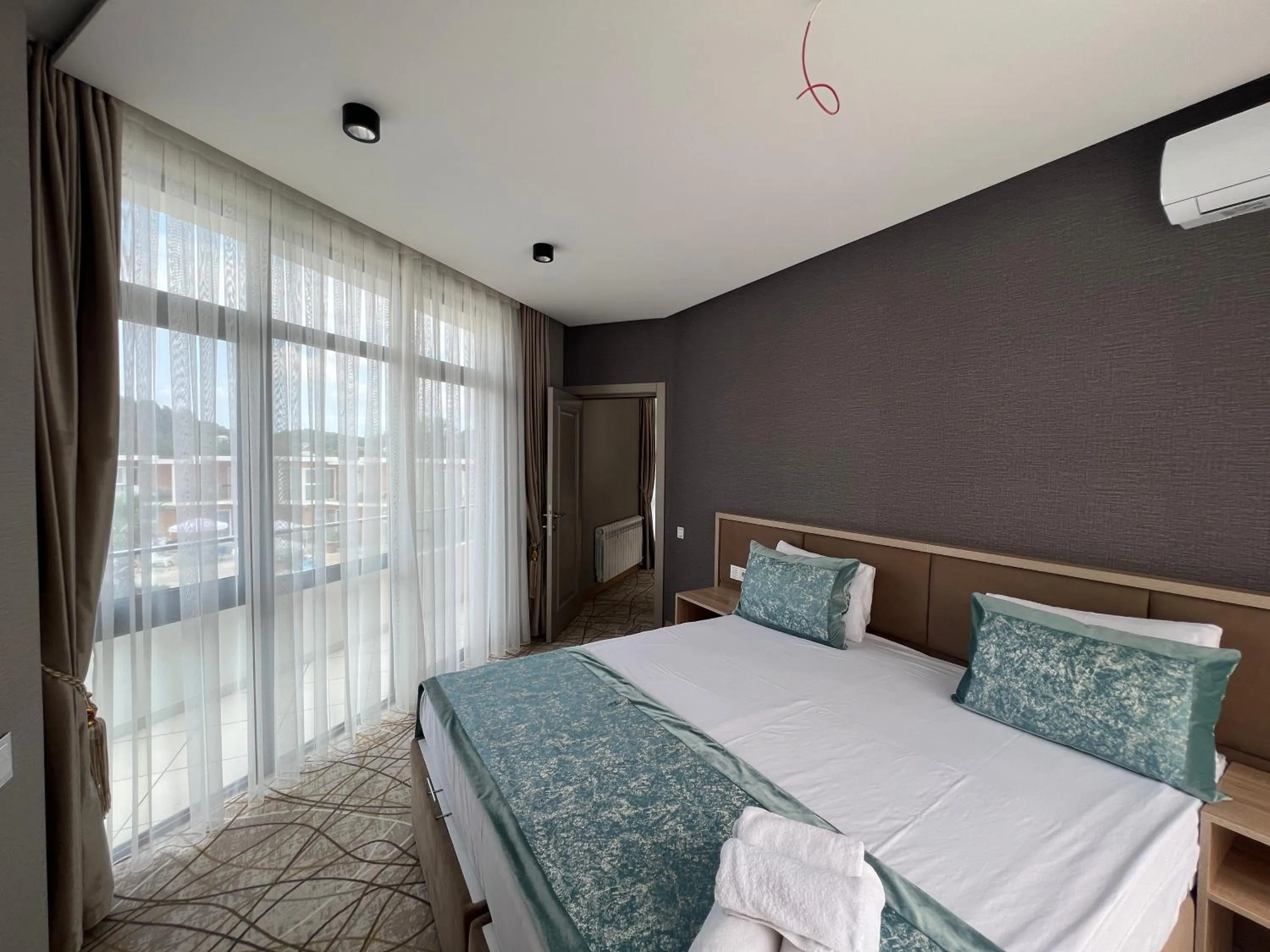 Bed in Riva Hill Resort Lankaran