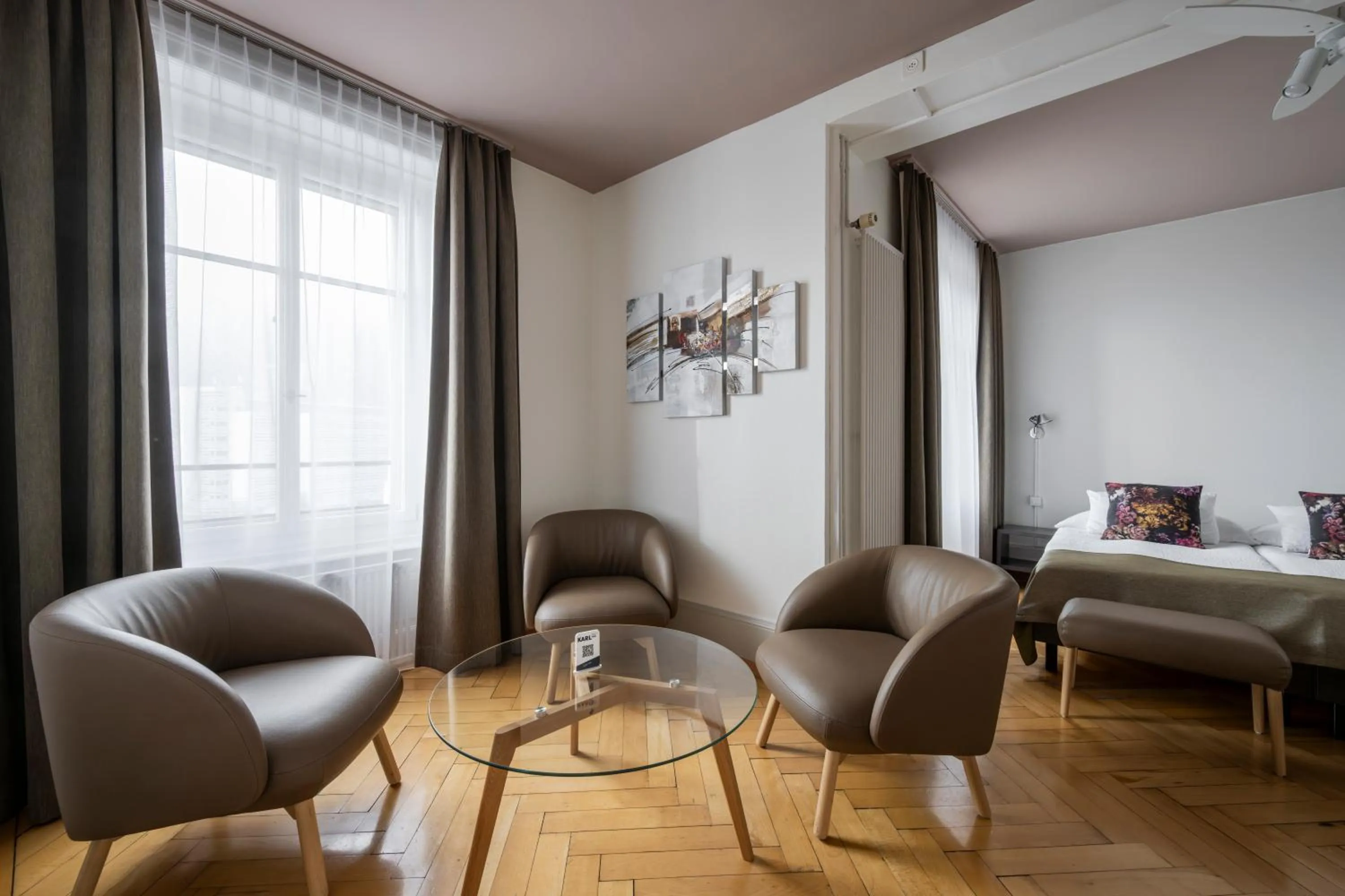 Bed in Boutique Hotel KARL