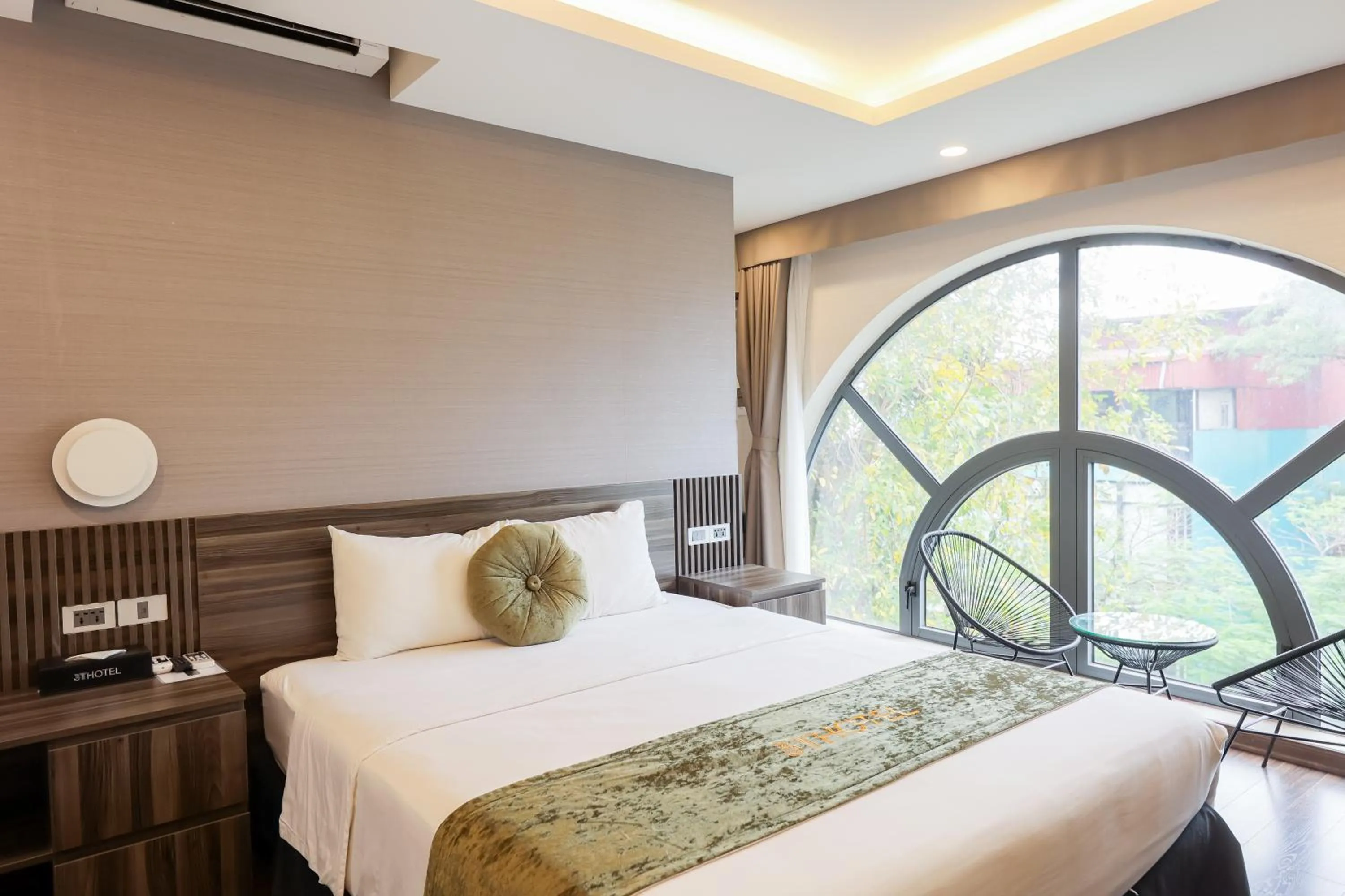 Bed in 3T Hotel Hanoi