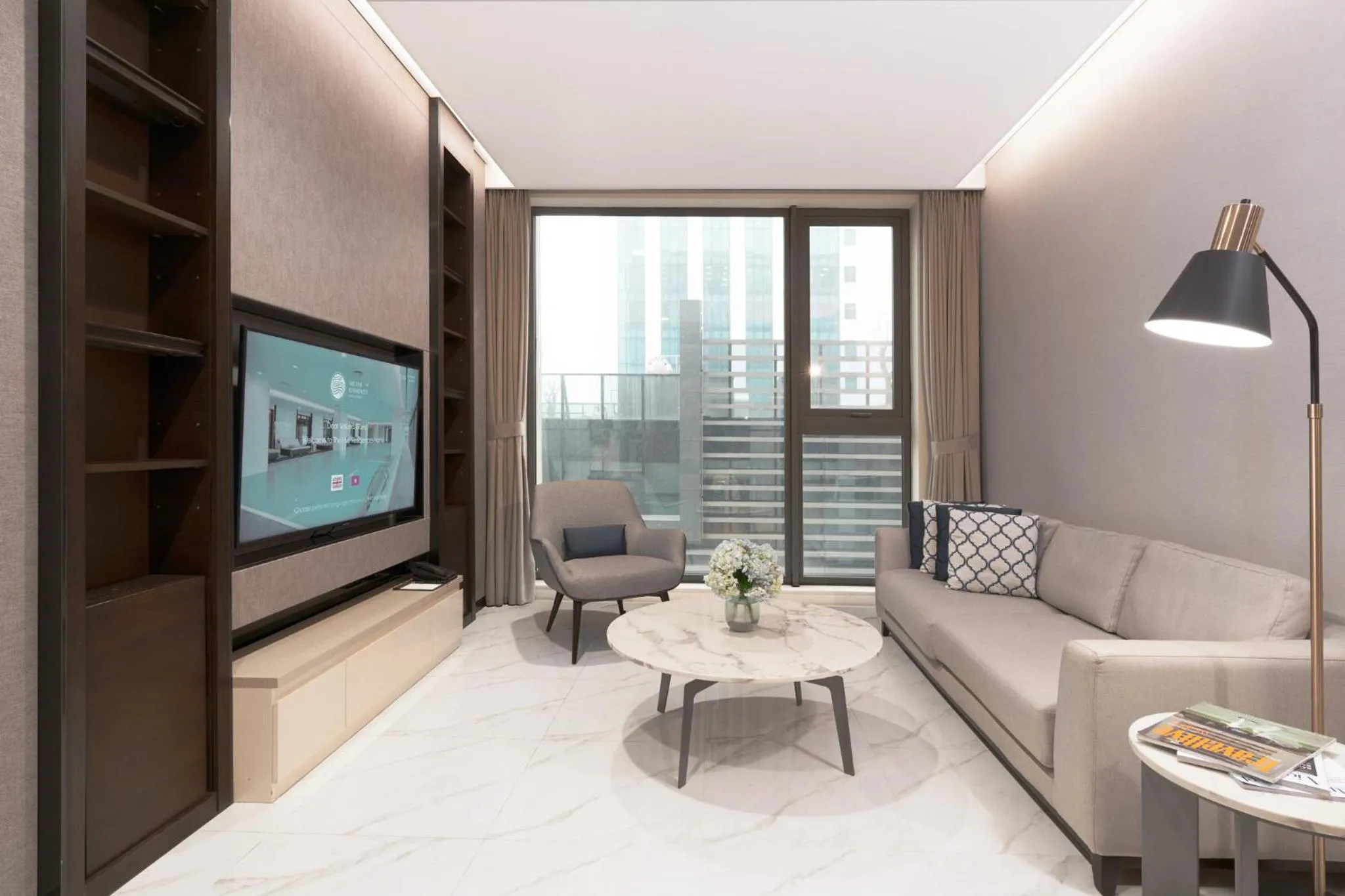 Living room in The Five Residences Hanoi