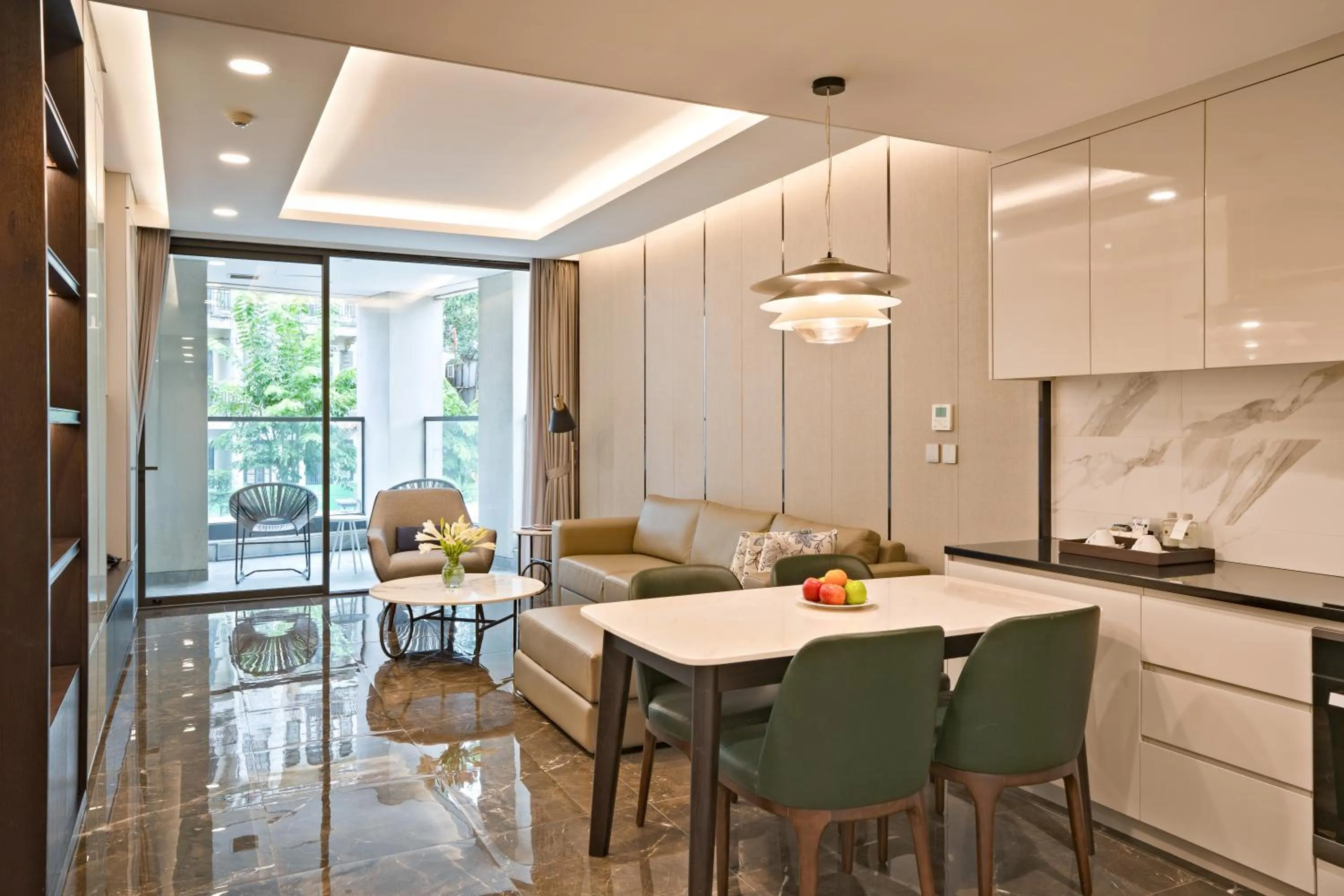 Kitchen or kitchenette in The Five Residences Hanoi