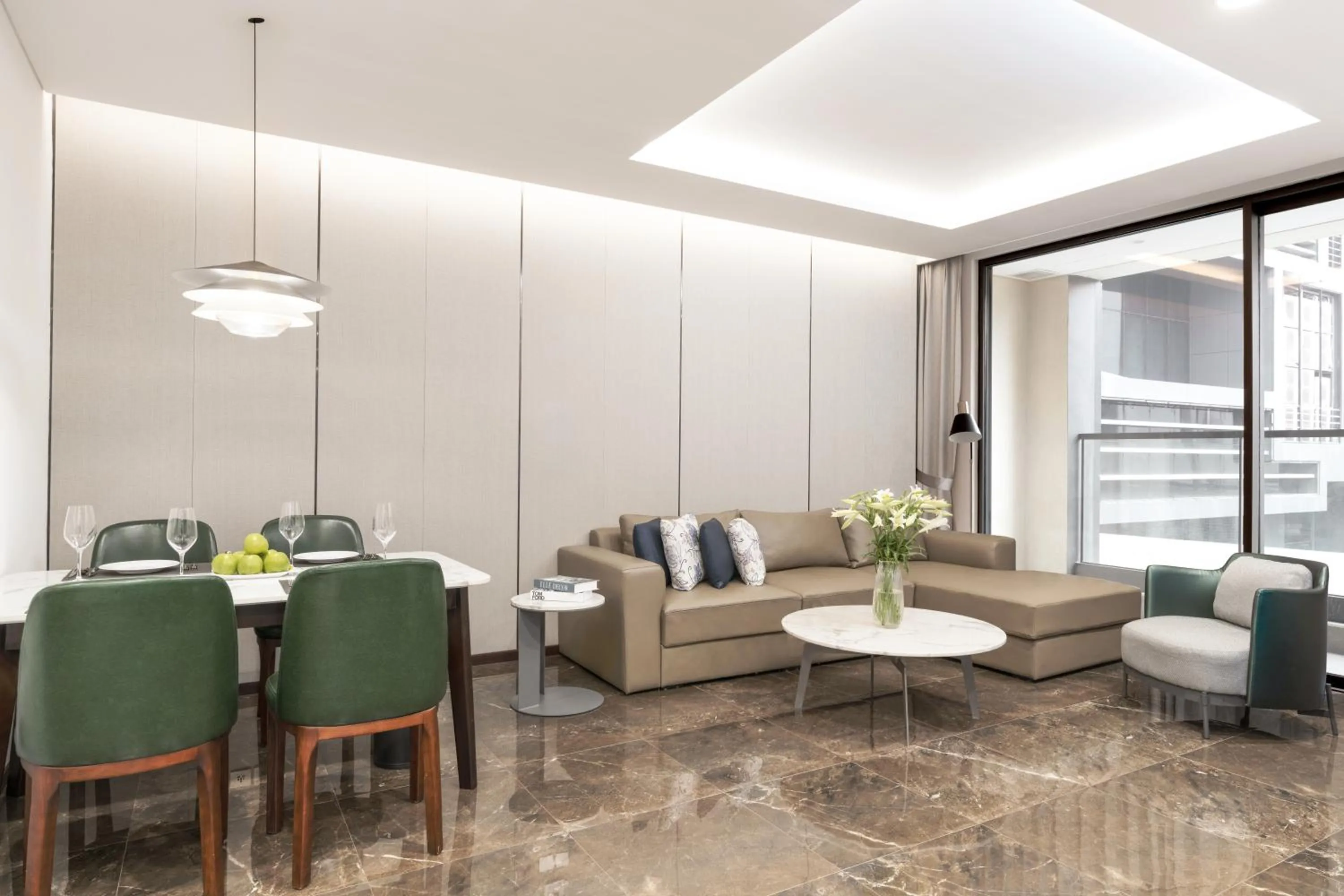 Living room in The Five Residences Hanoi