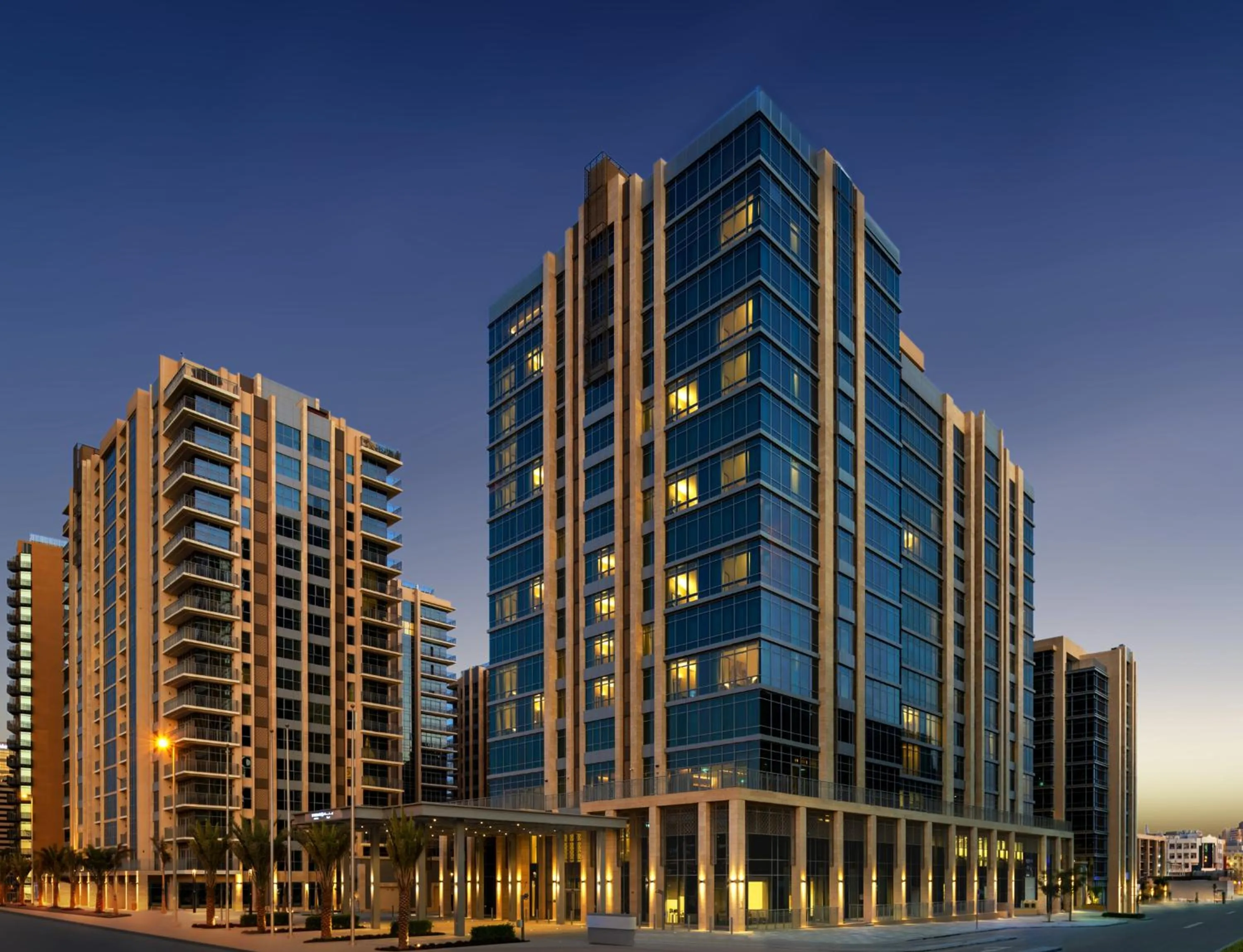 Property building in Novotel Dubai Gold District