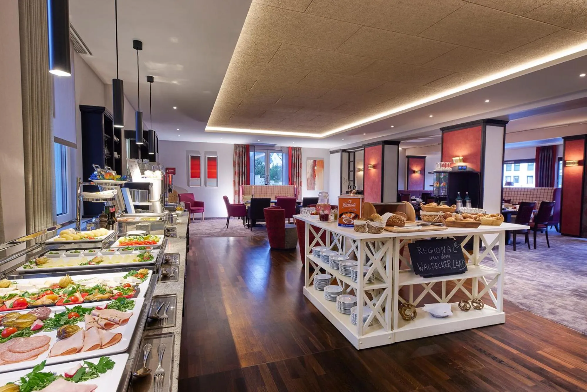 Buffet breakfast in WILLINO Privathotel