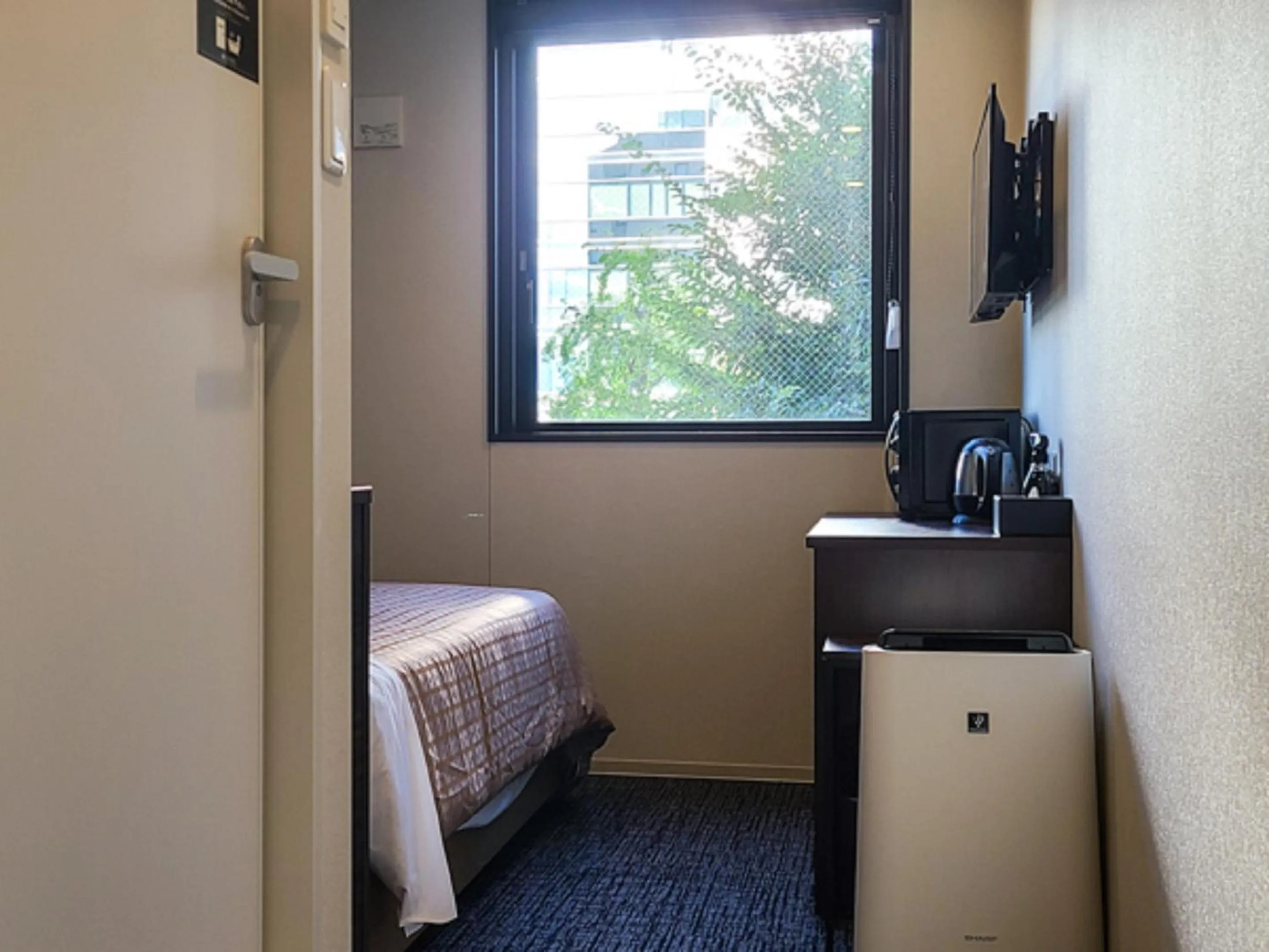 TV and multimedia, Bed in Hotel Livemax Premium Nagano Ekimae