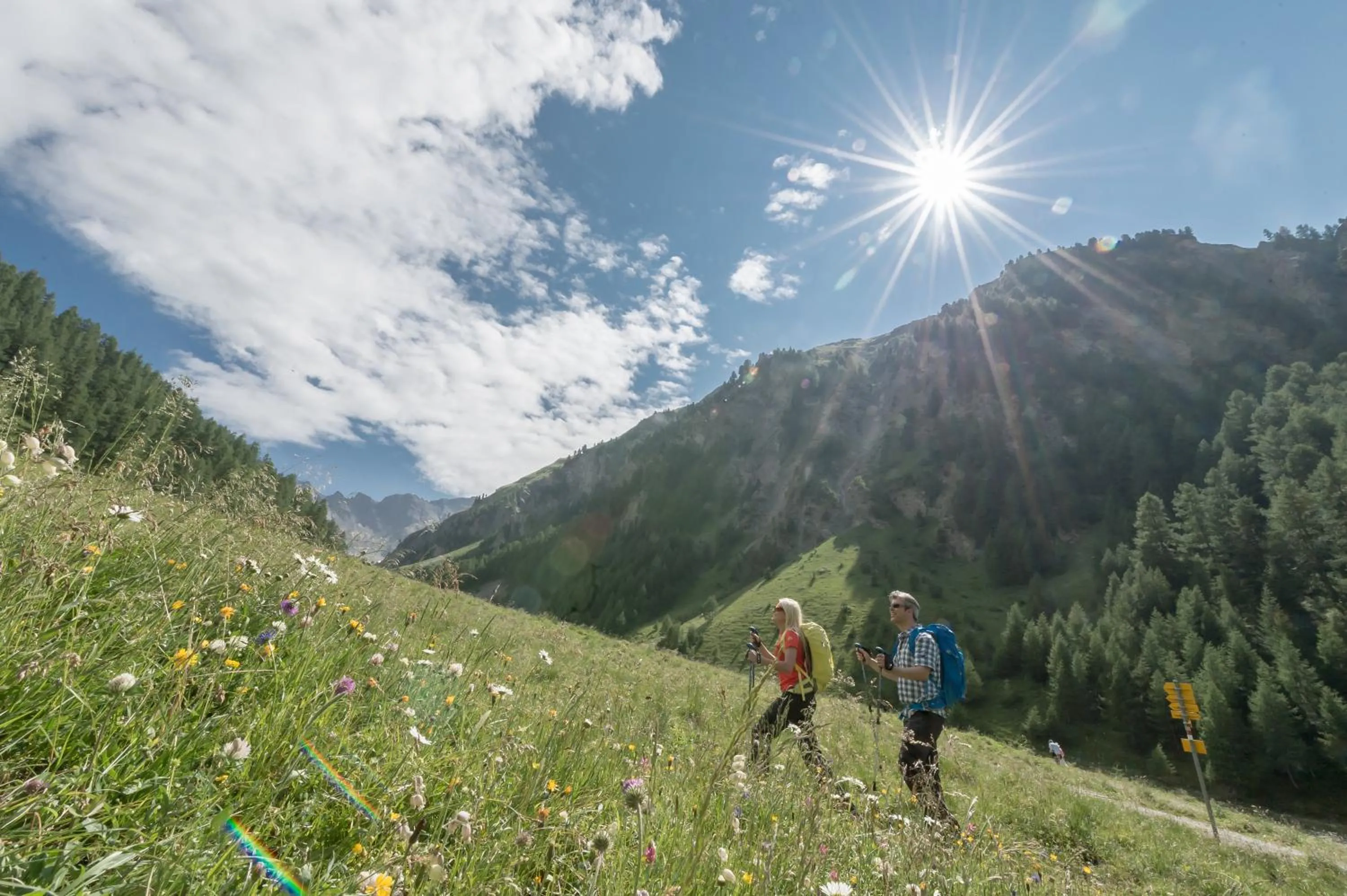 Hiking in Relais & Châteaux Chasa Montana
