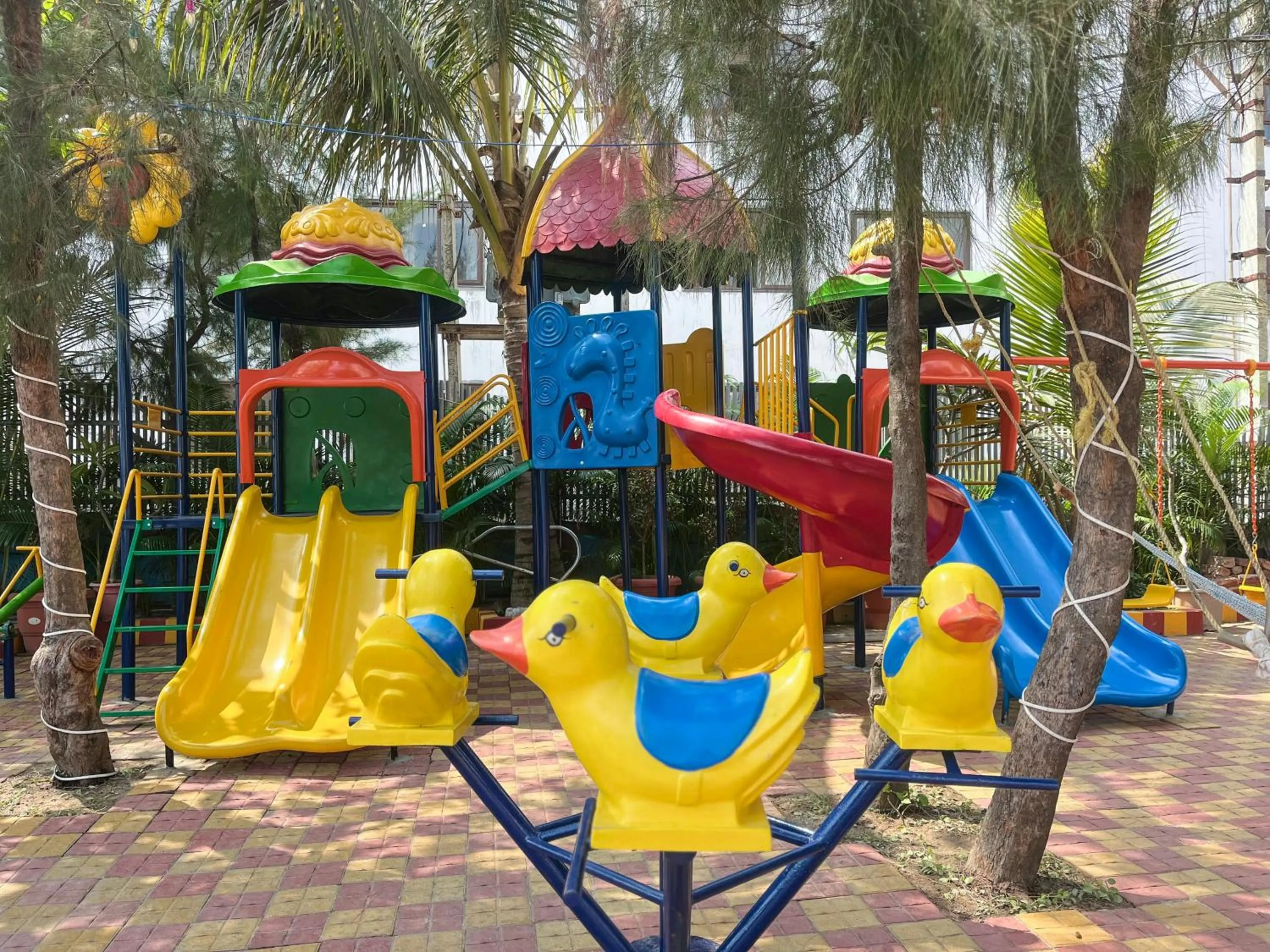 Children play ground in Sher Bengal Beach Resort