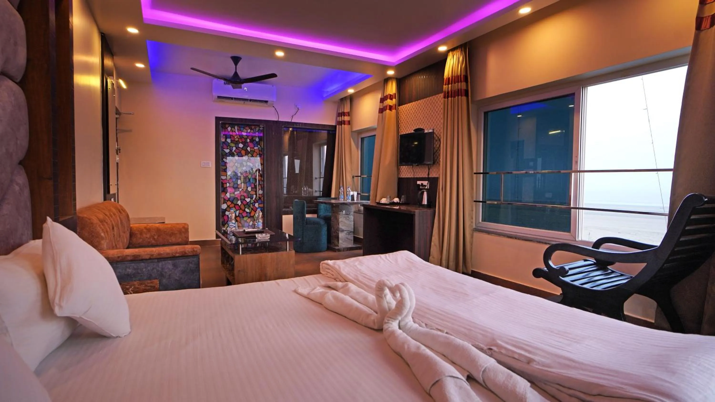 Bed in Sher Bengal Beach Resort