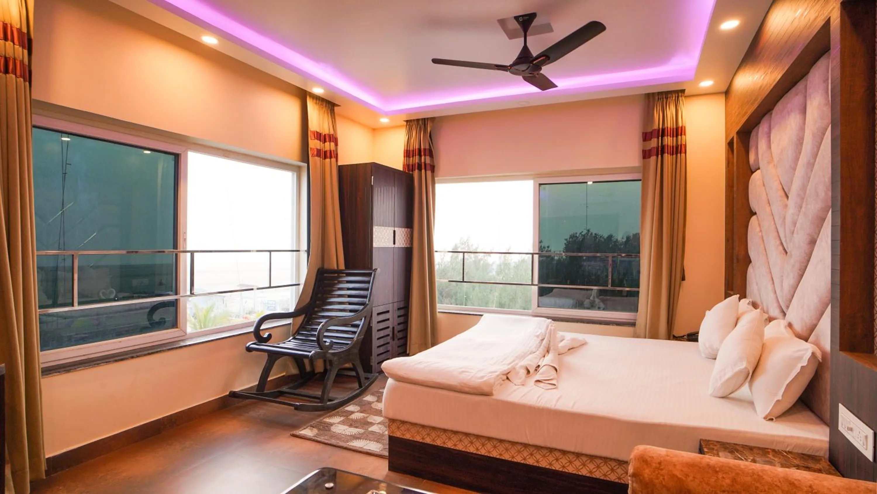 Bed in Sher Bengal Beach Resort