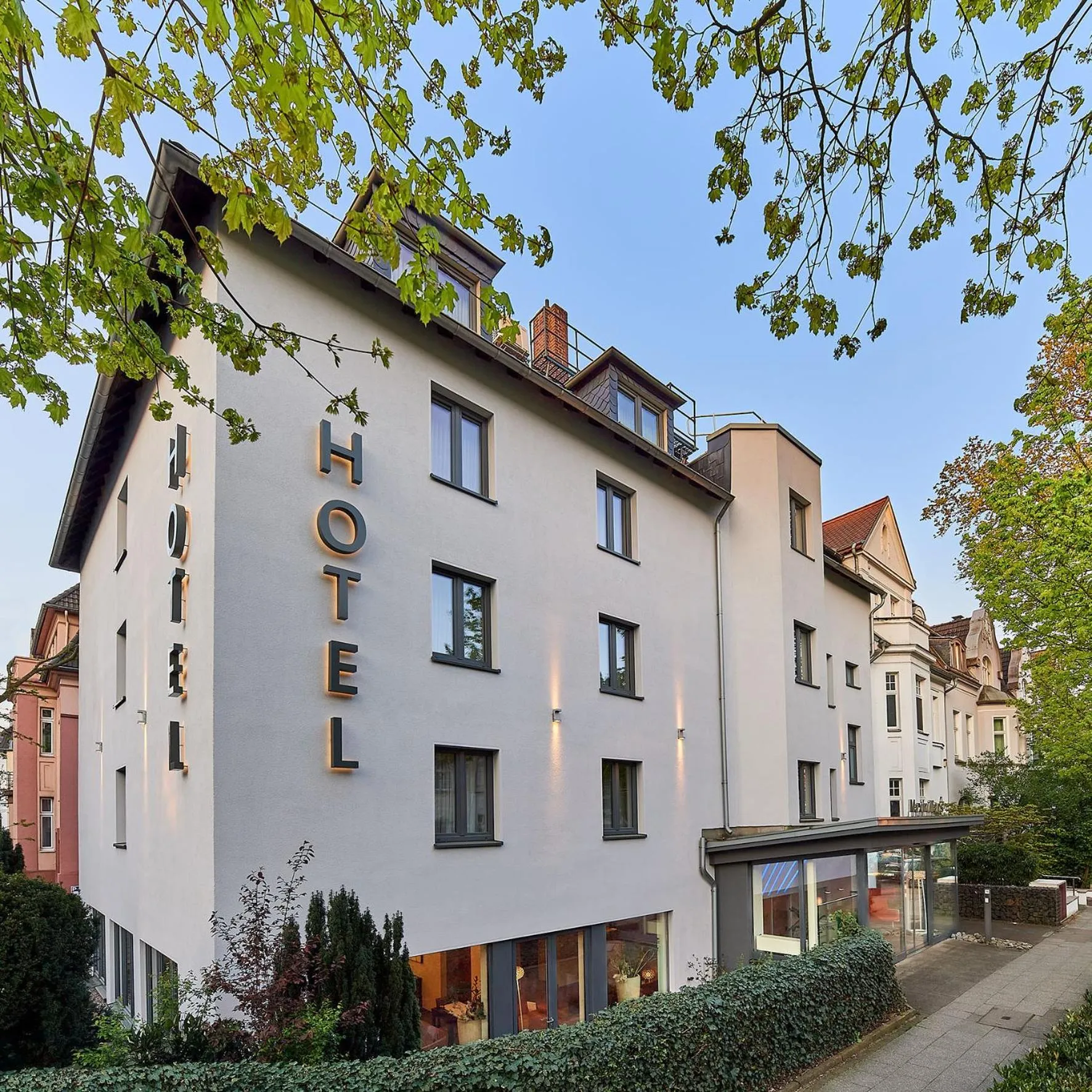 Facade/entrance in Hotel Maximilians