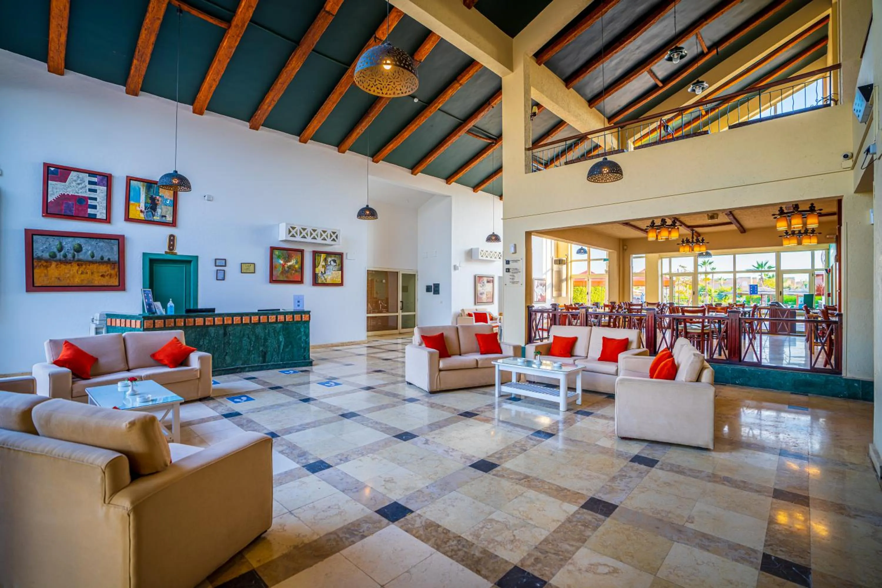 Lobby or reception in Marina Wadi Degla Hotel