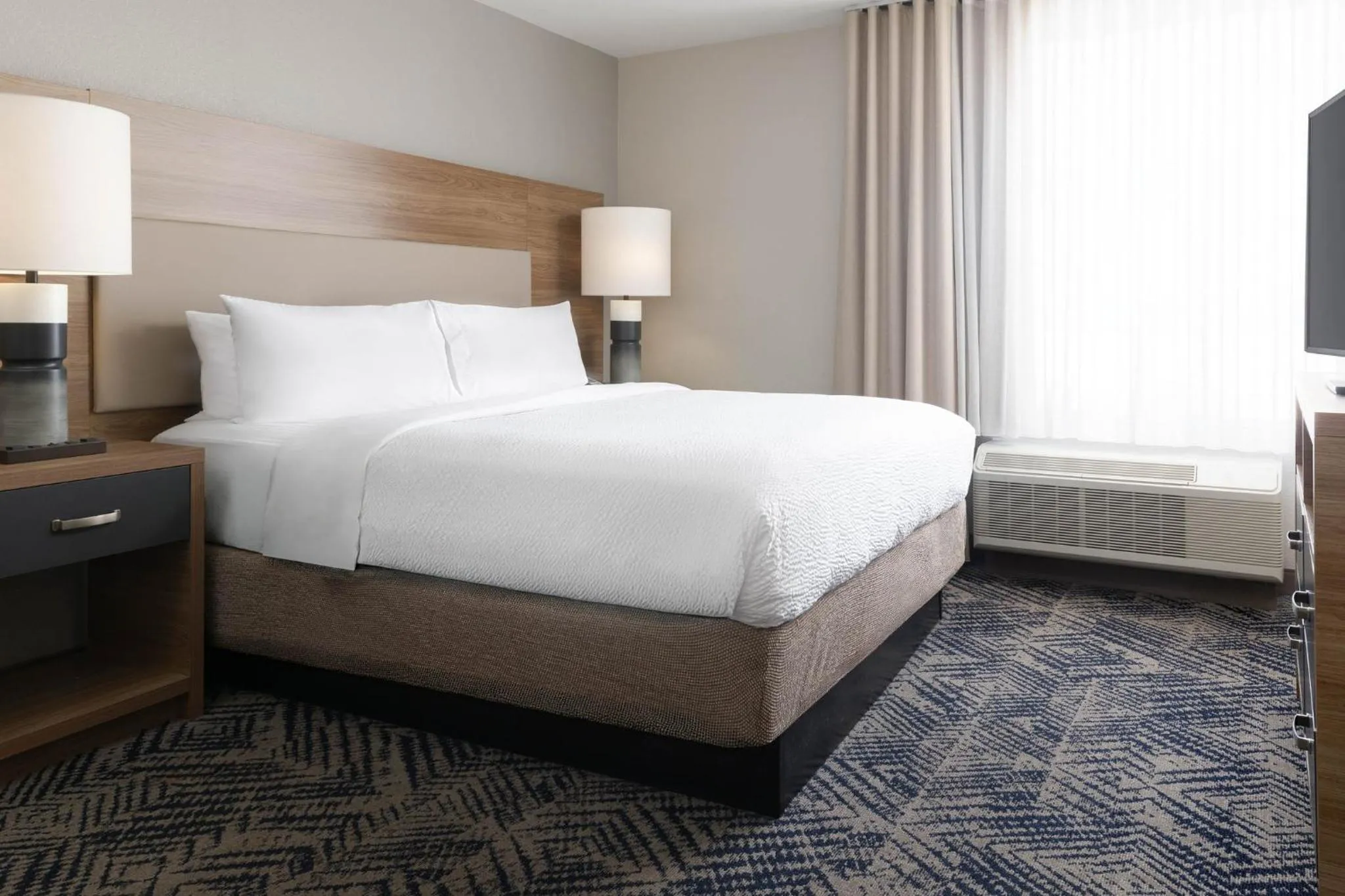 Photo of the whole room, Bed in Candlewood Suites - Las Vegas - E Tropicana by IHG