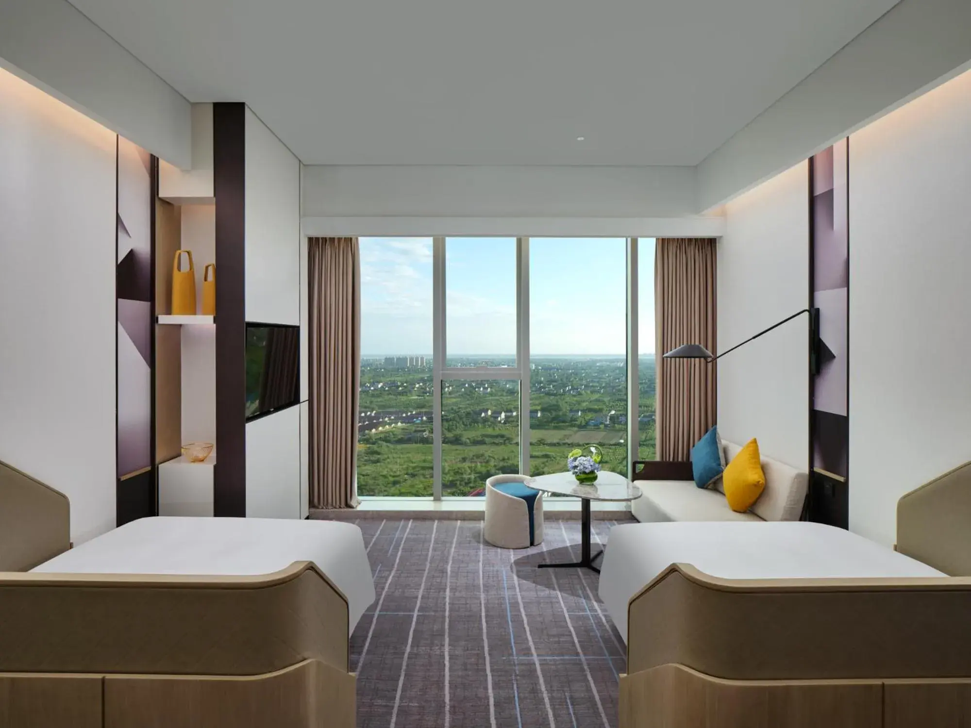 Standard Double Room with Two Double Beds in Crowne Plaza Qidong by IHG Standard Double Room with Two Double Beds in Crowne Plaza Qidong by IHG