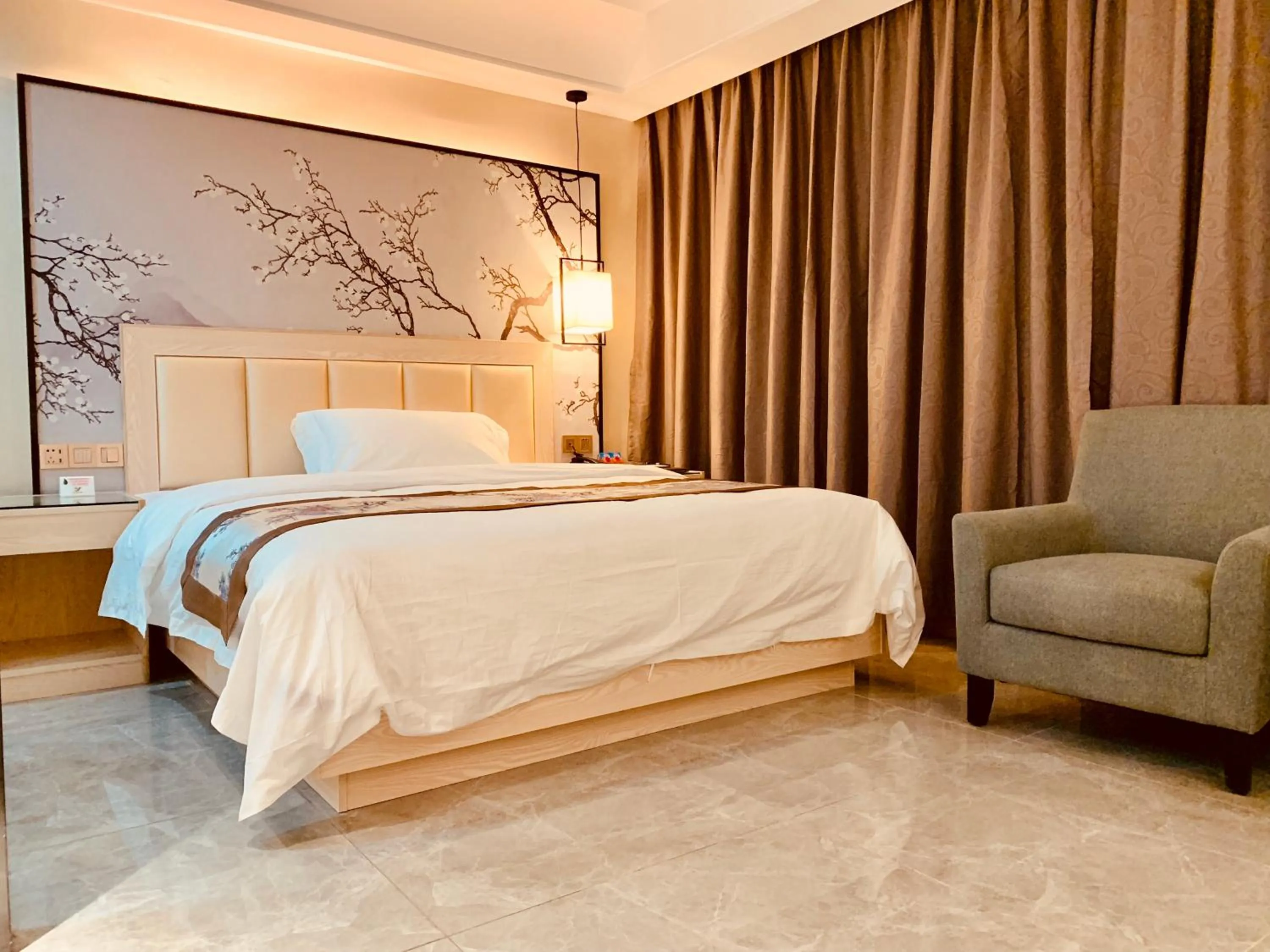 Decorative detail, Bed in Youngsun Hotel