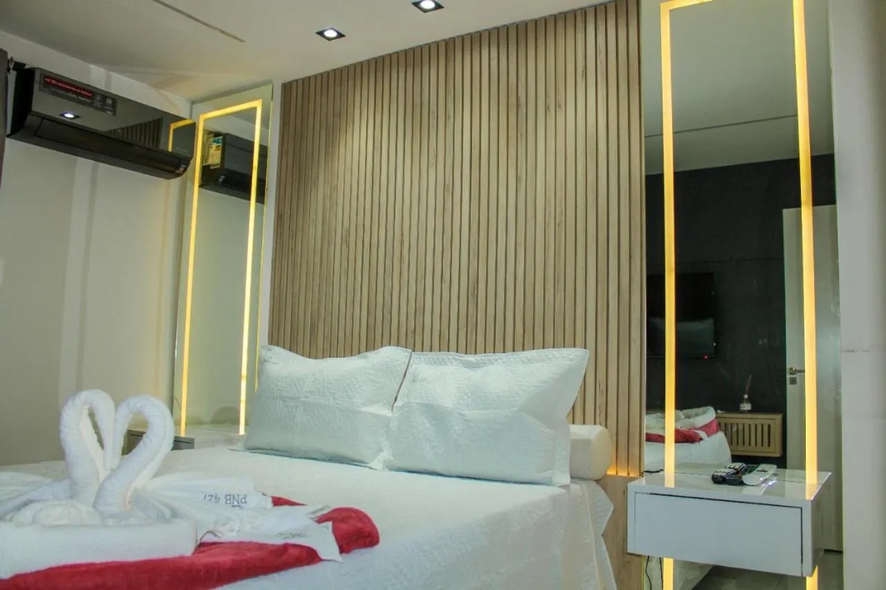 Decorative detail, Bed in Ponta Negra Beach Flat Prime