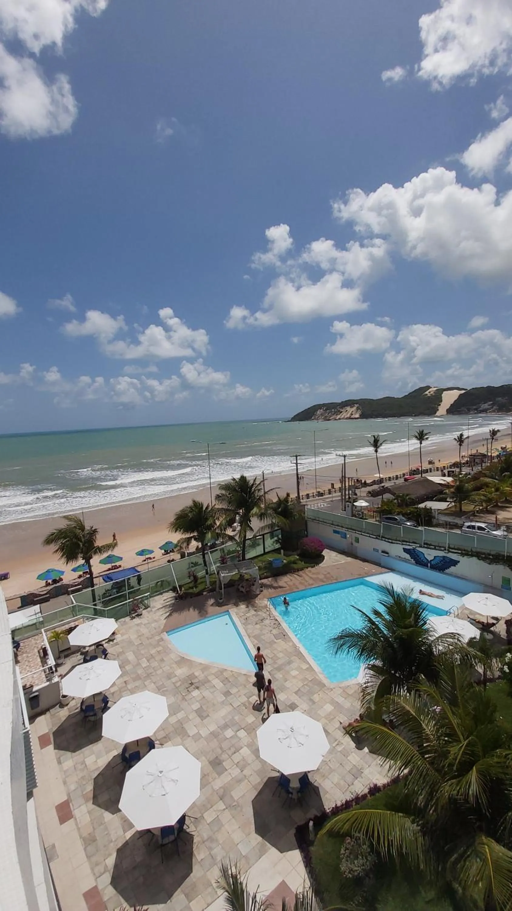 Pool view in Ponta Negra Beach Flat Prime