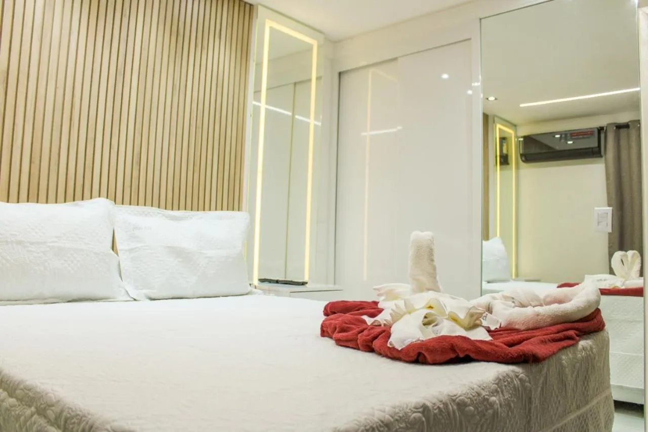 Bed in Ponta Negra Beach Flat Prime