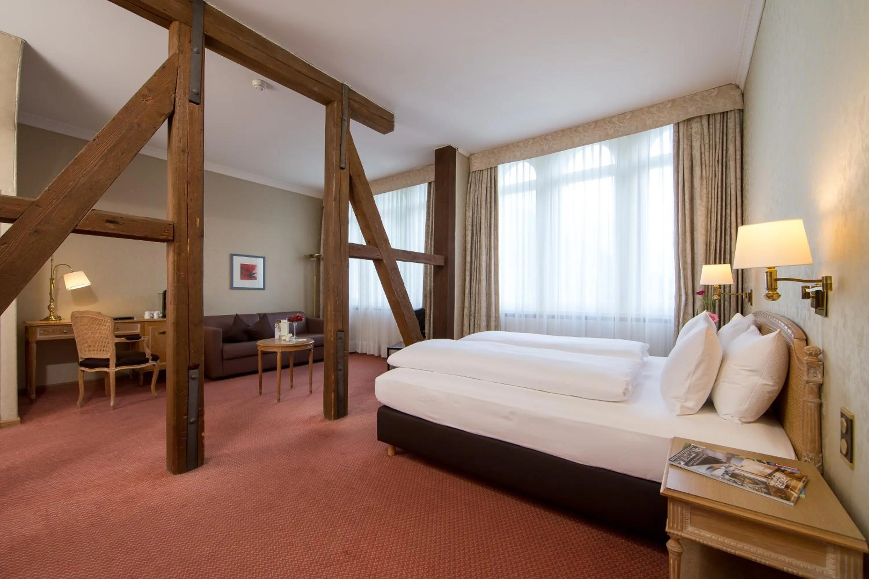 Photo of the whole room, Bed in Grand Hotel Beau Rivage Interlaken