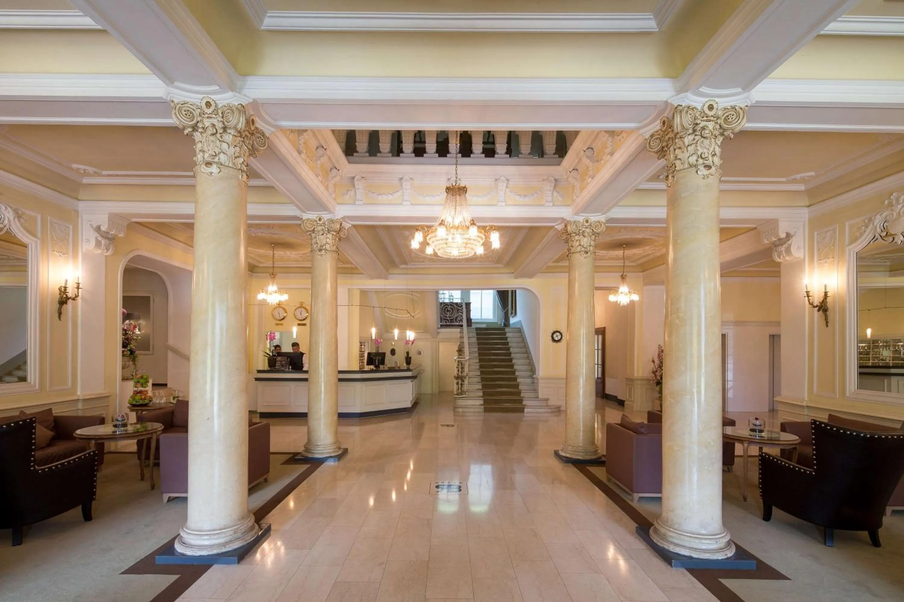 Lobby or reception in Grand Hotel Beau Rivage Interlaken