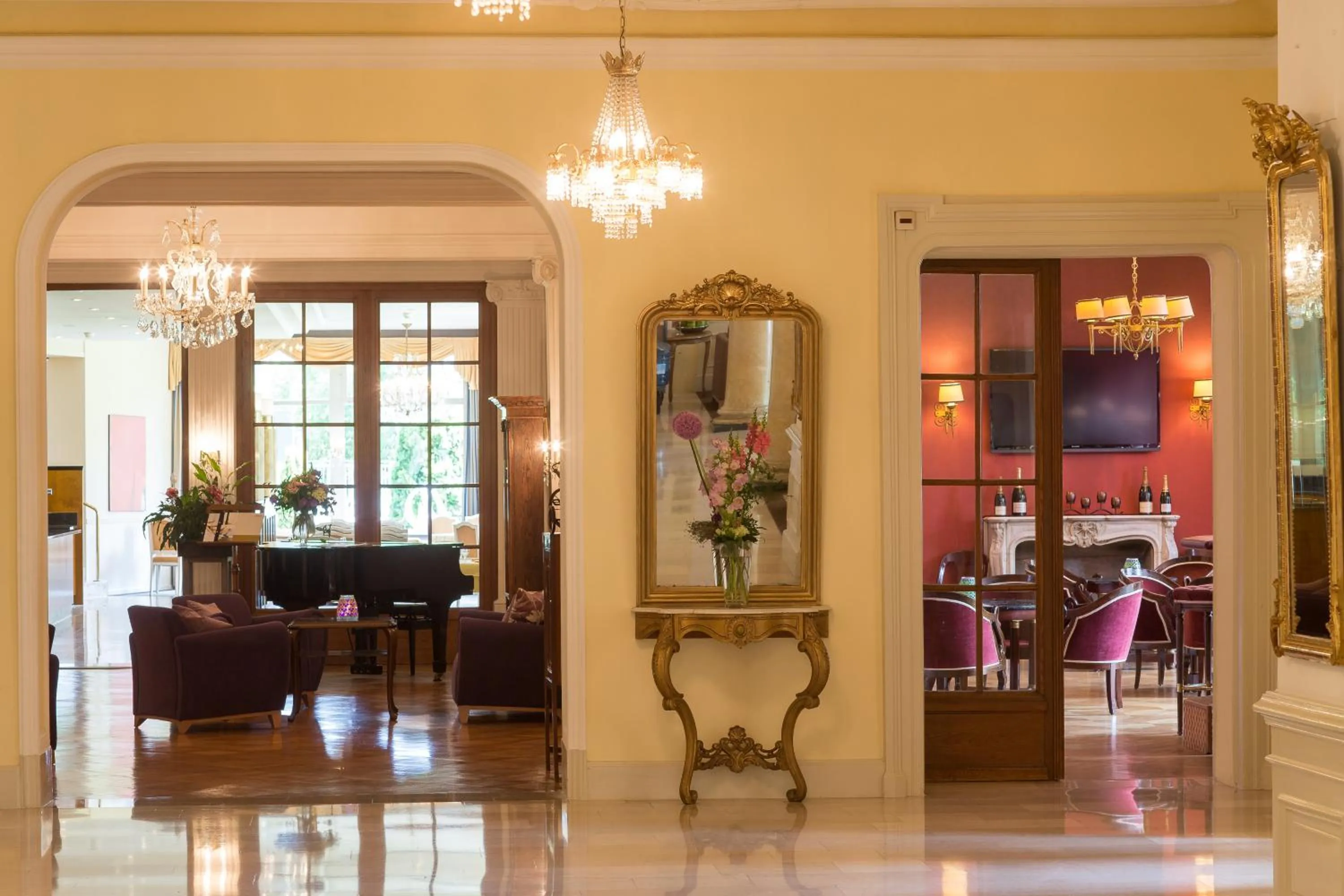 Lobby or reception in Grand Hotel Beau Rivage Interlaken