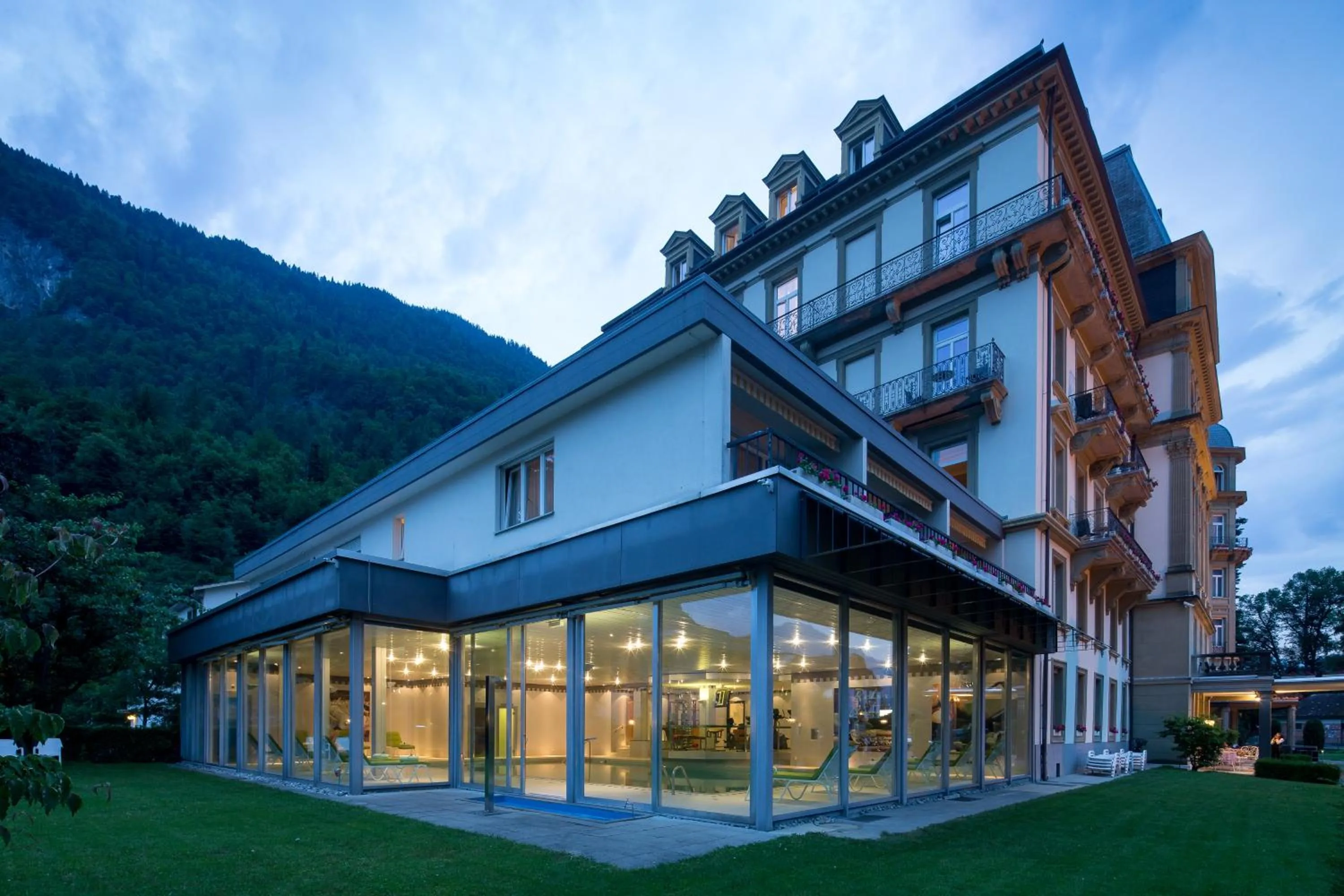 Property building in Grand Hotel Beau Rivage Interlaken