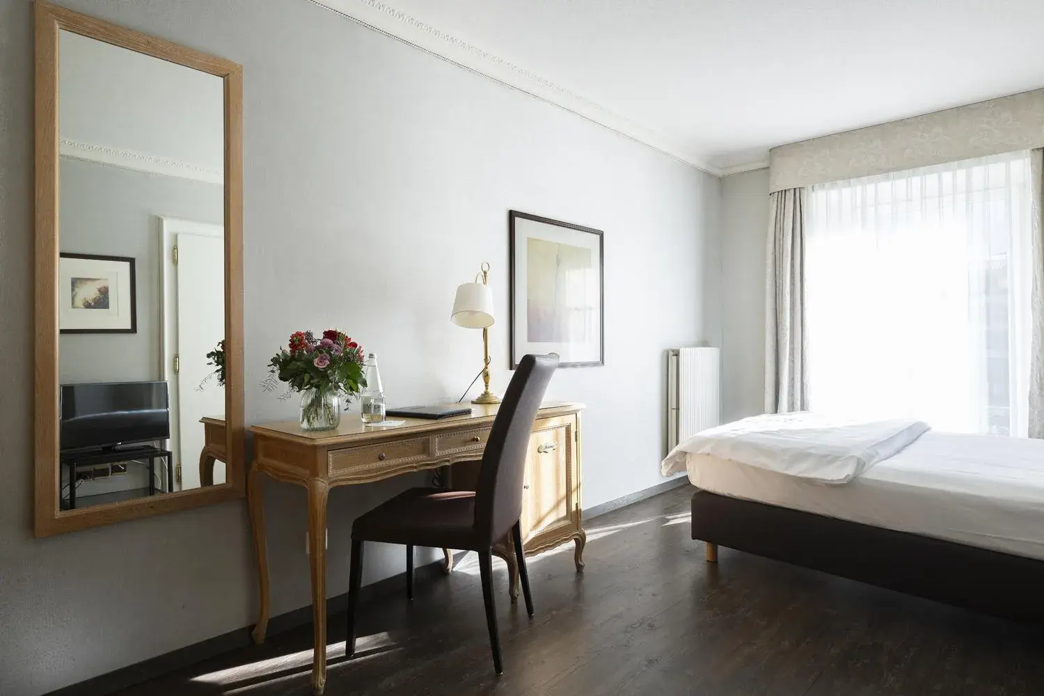 Single Room with Balcony in Grand Hotel Beau Rivage Interlaken Single Room with Balcony in Grand Hotel Beau Rivage Interlaken