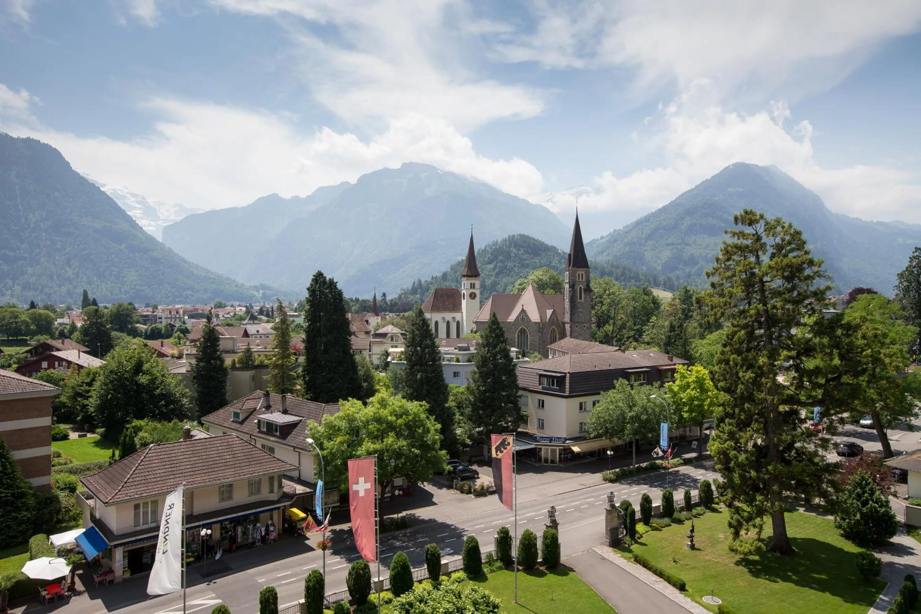 Mountain view in Grand Hotel Beau Rivage Interlaken